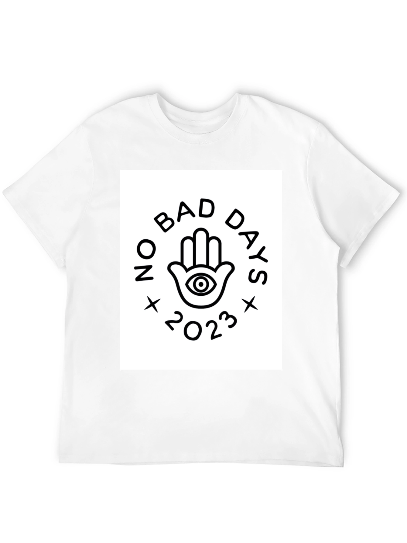 Black No Bad Days 2023 Graphic Tee view 12