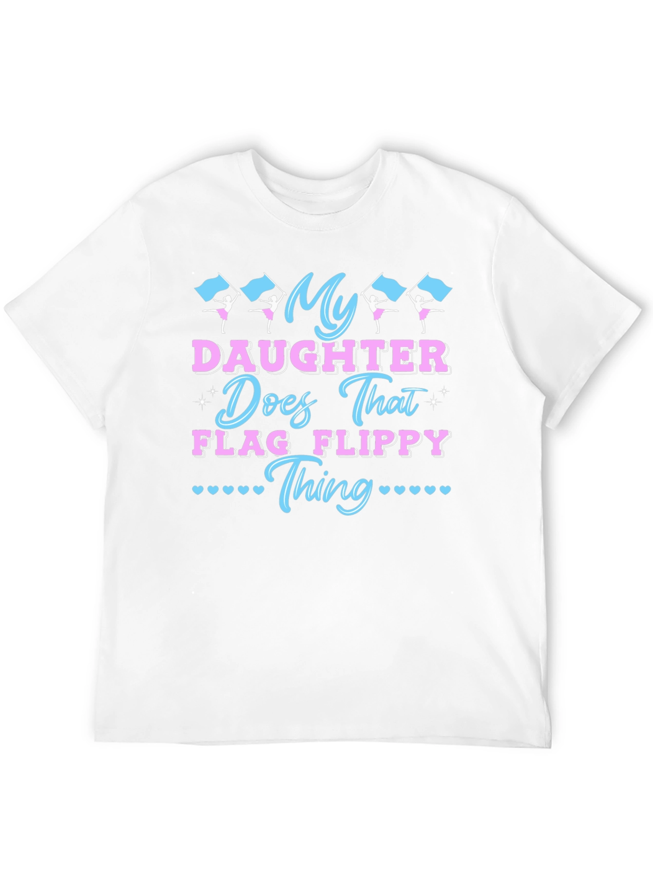 Black My Daughter Does That Flag Flippy Thing T-Shirt view 12