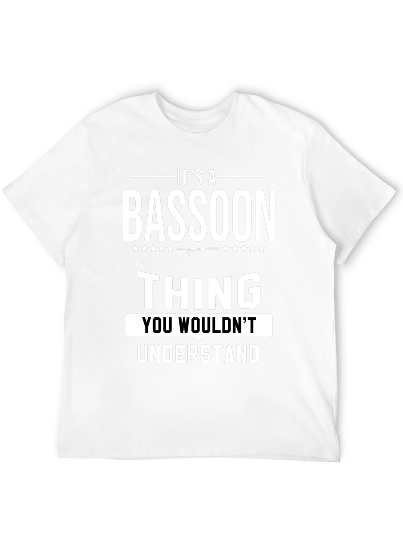 Black It's A Bassoon Thing T-Shirt view 12