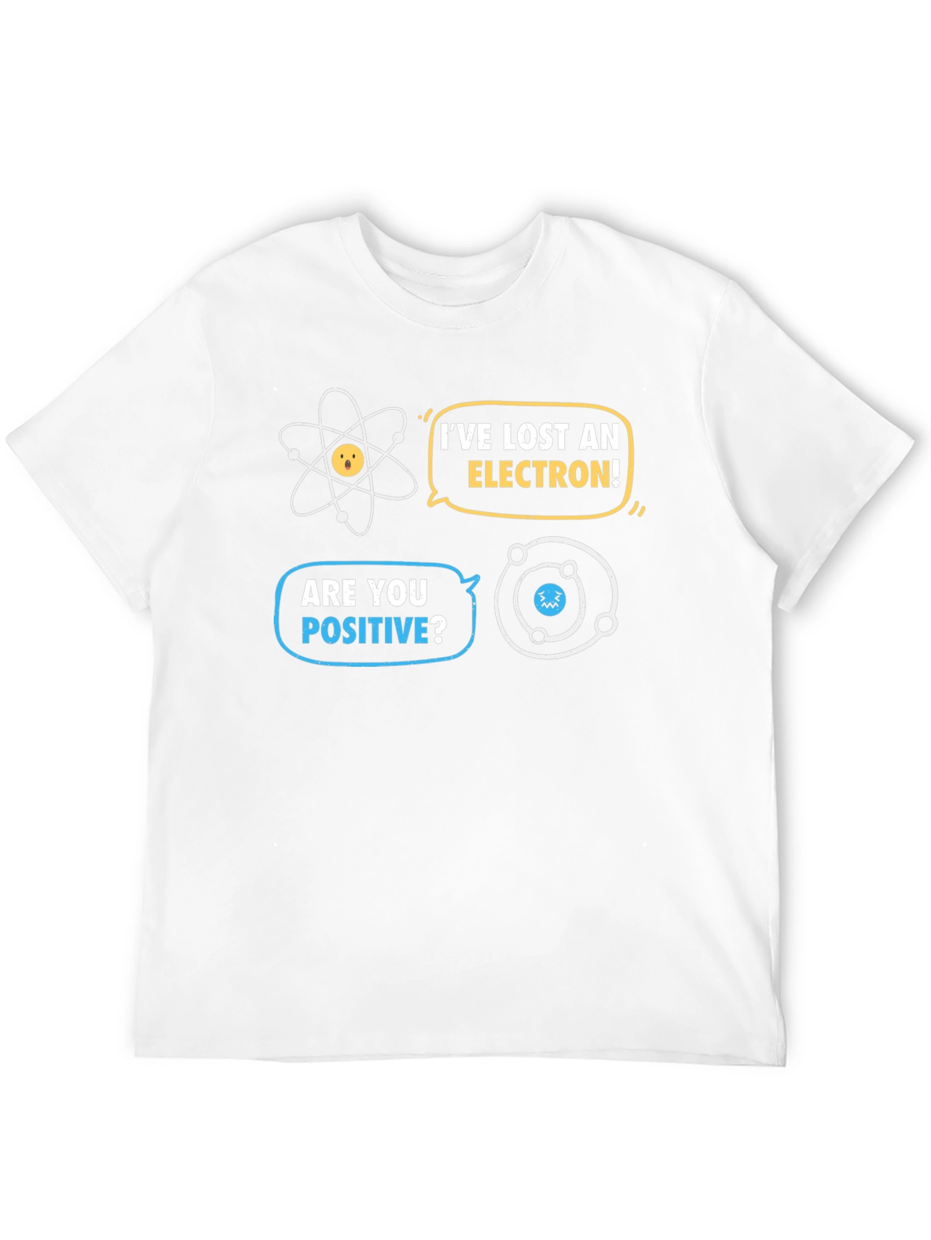 Black Funny Chemistry T-Shirt - I've Lost An Electron view 12
