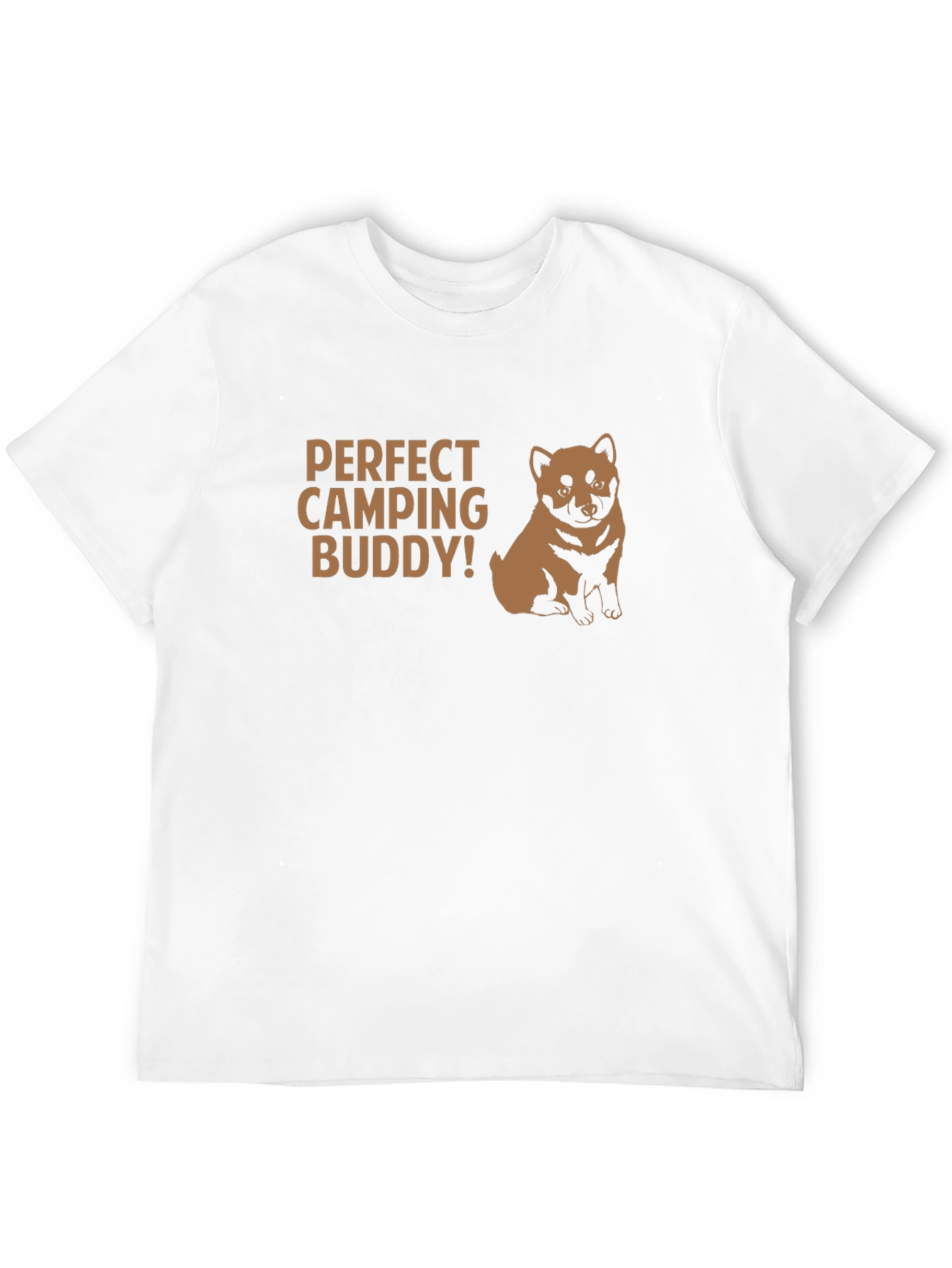 Black Perfect Camping Buddy T-Shirt - Dog Lover Tee view 12