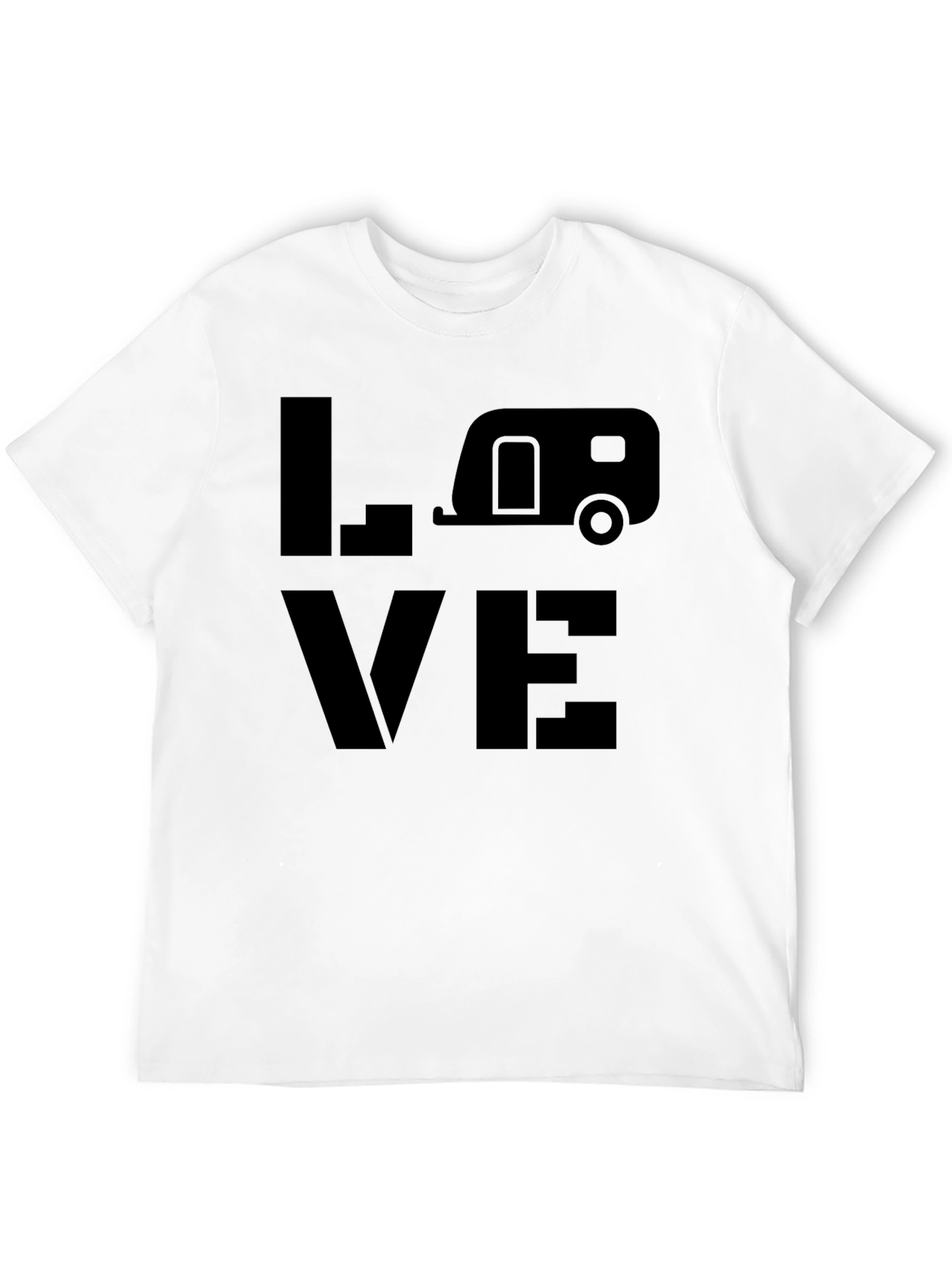 Black LOVE Camping Graphic Tee view 12