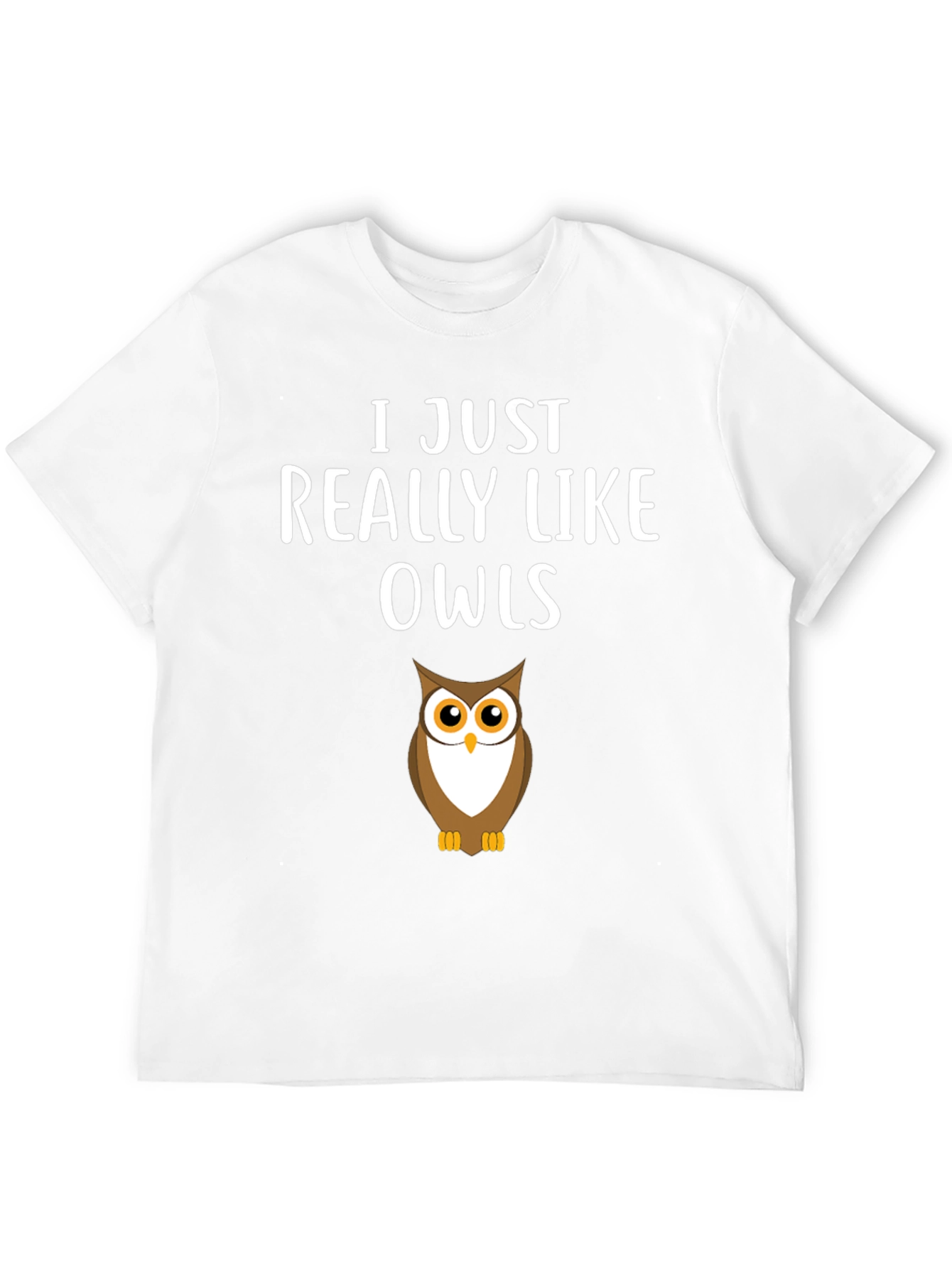 Black I Just Really Like Owls T-Shirt view 12