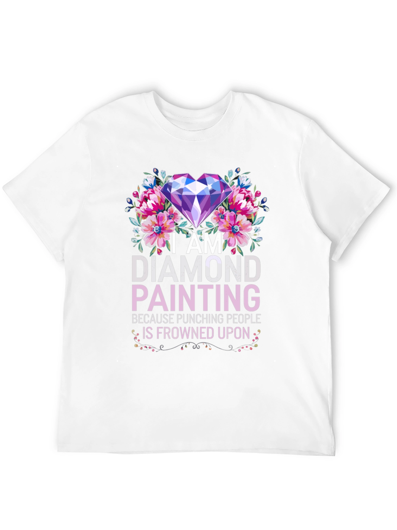 Black Diamond Painting Hobby T-Shirt view 12