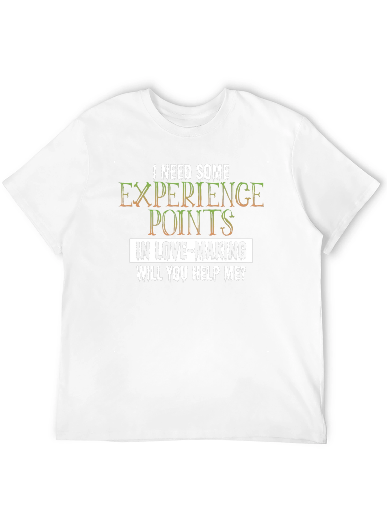 Black Experience Points Graphic T-Shirt - Love-Making Help view 12