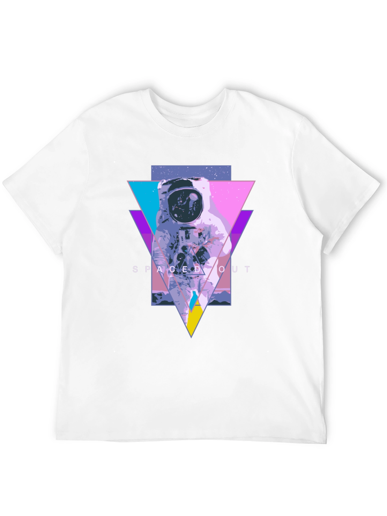 Black Spaced Out Astronaut Graphic Tee - Black view 12