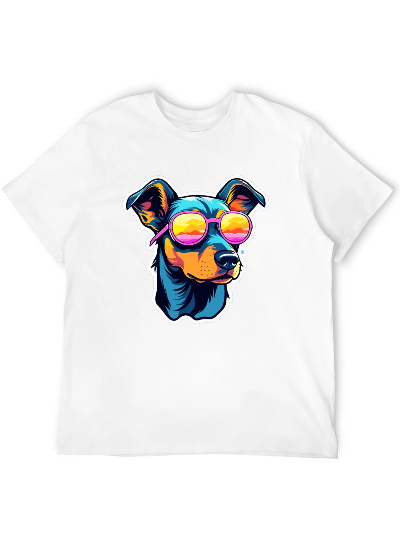 Black Cool Dog T-Shirt view 12