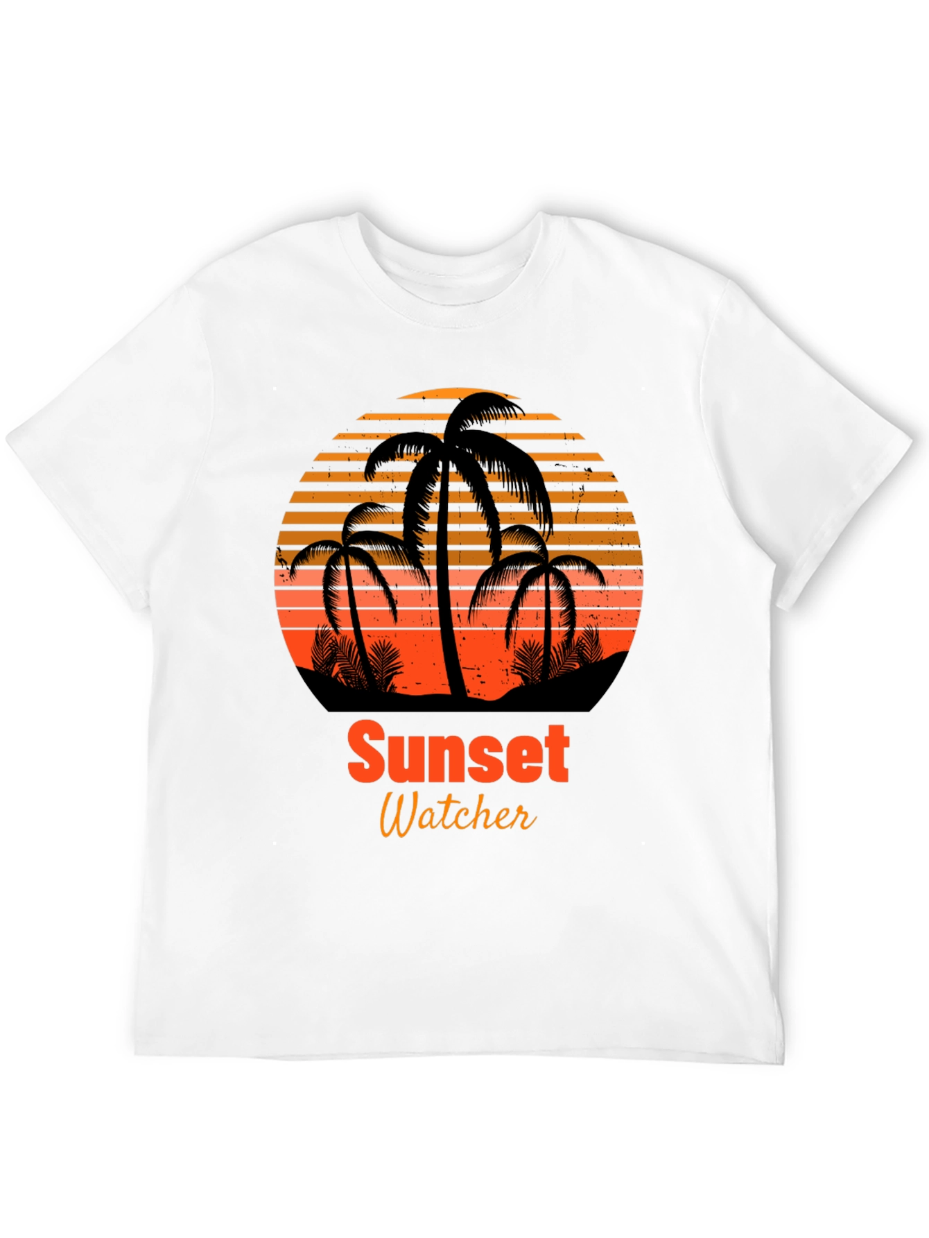 Black Sunset Watcher Graphic Tee view 12