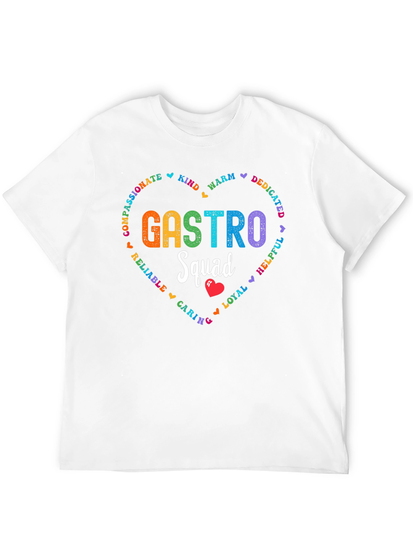 Black Gastro Squad Heart Tee - Compassionate Team Apparel view 12