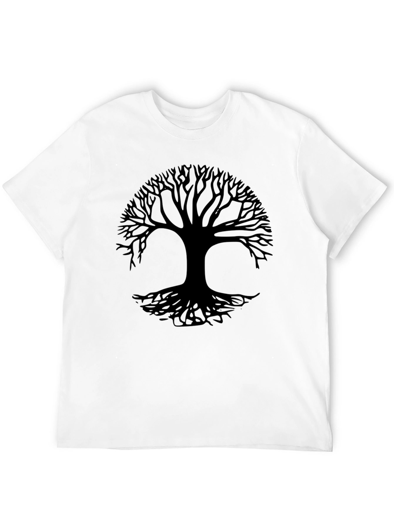 Black Tree of Life Black T-Shirt view 12