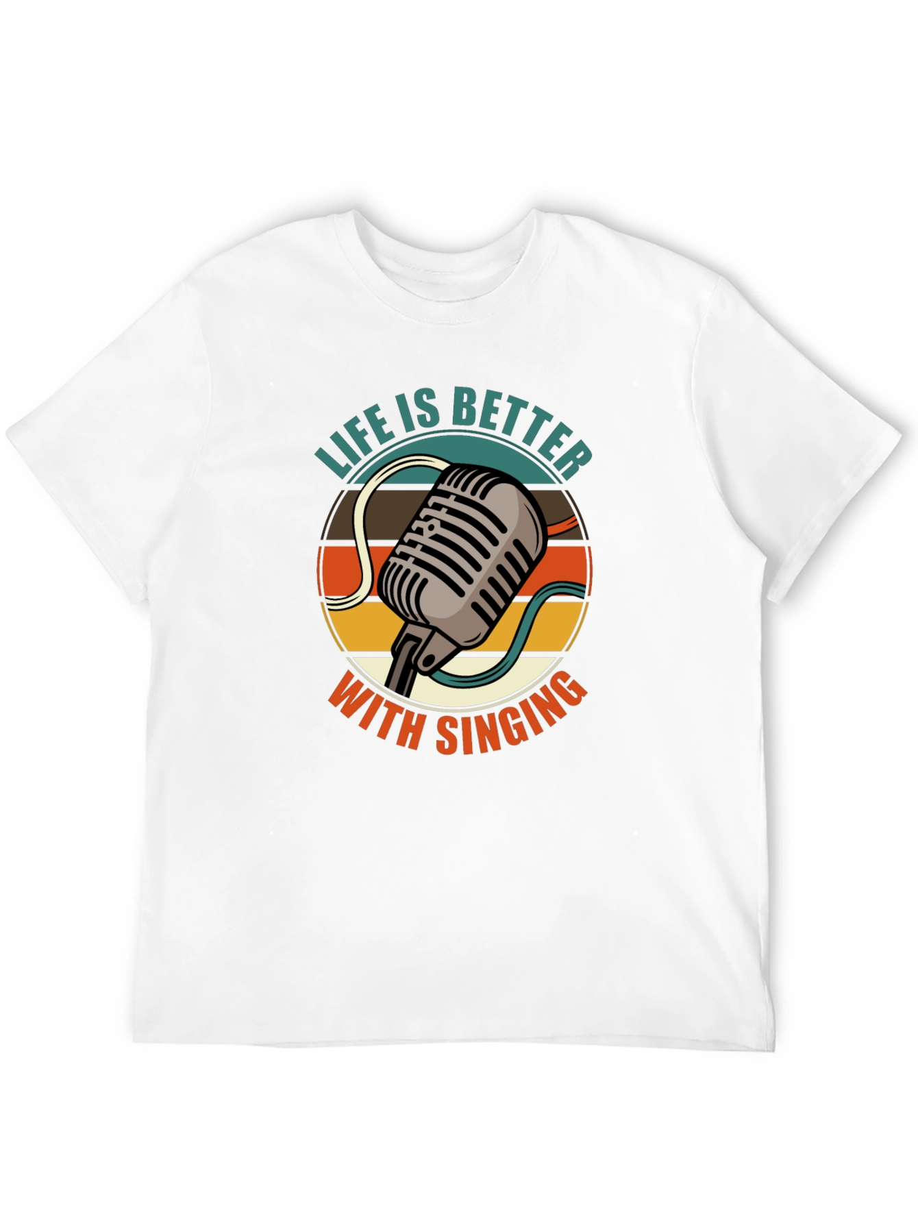 Black Life is Better with Singing Graphic Tee view 12