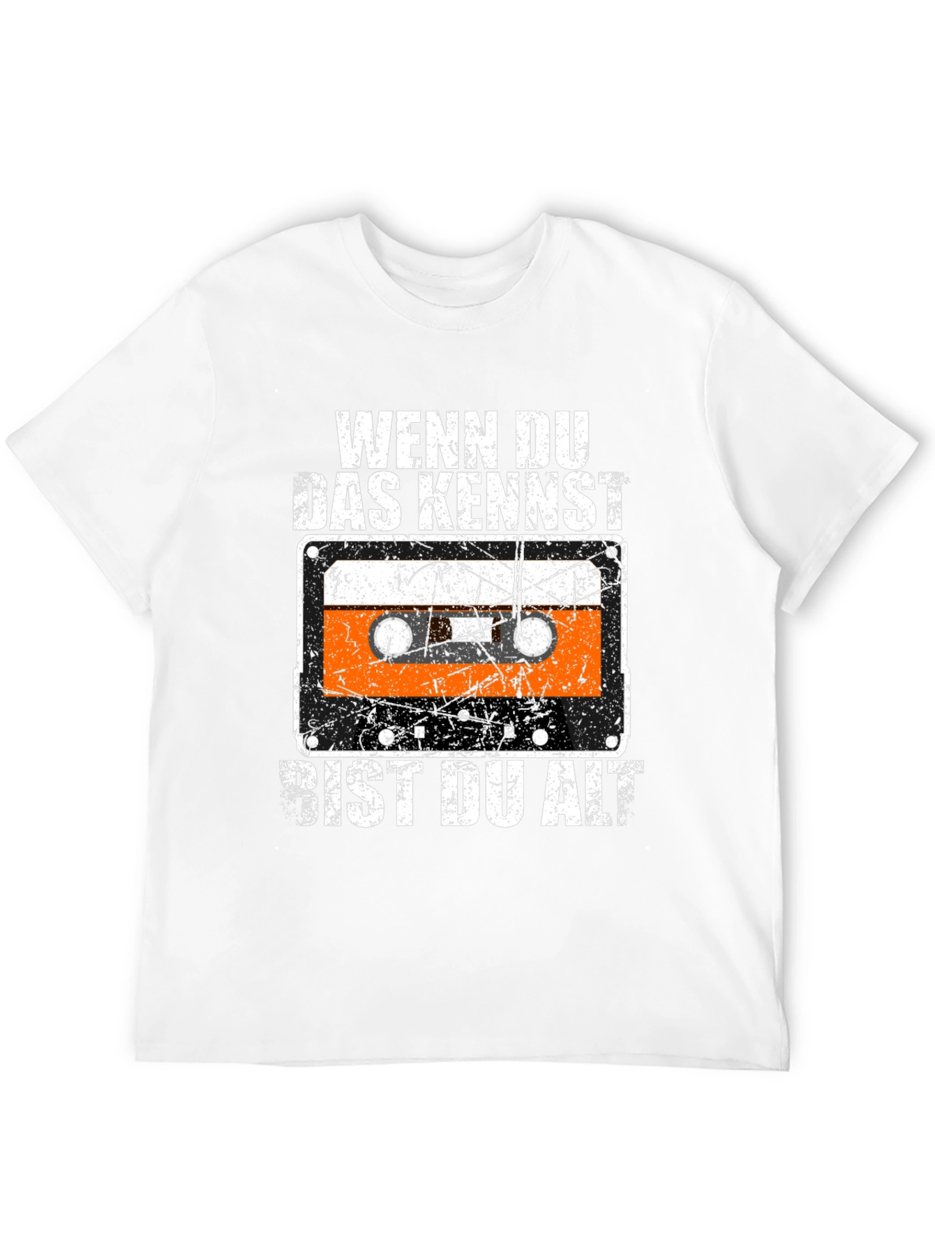 Black Vintage Cassette Tape T-Shirt - "Wenn Du Das Kennst, Bist Du Alt" view 12