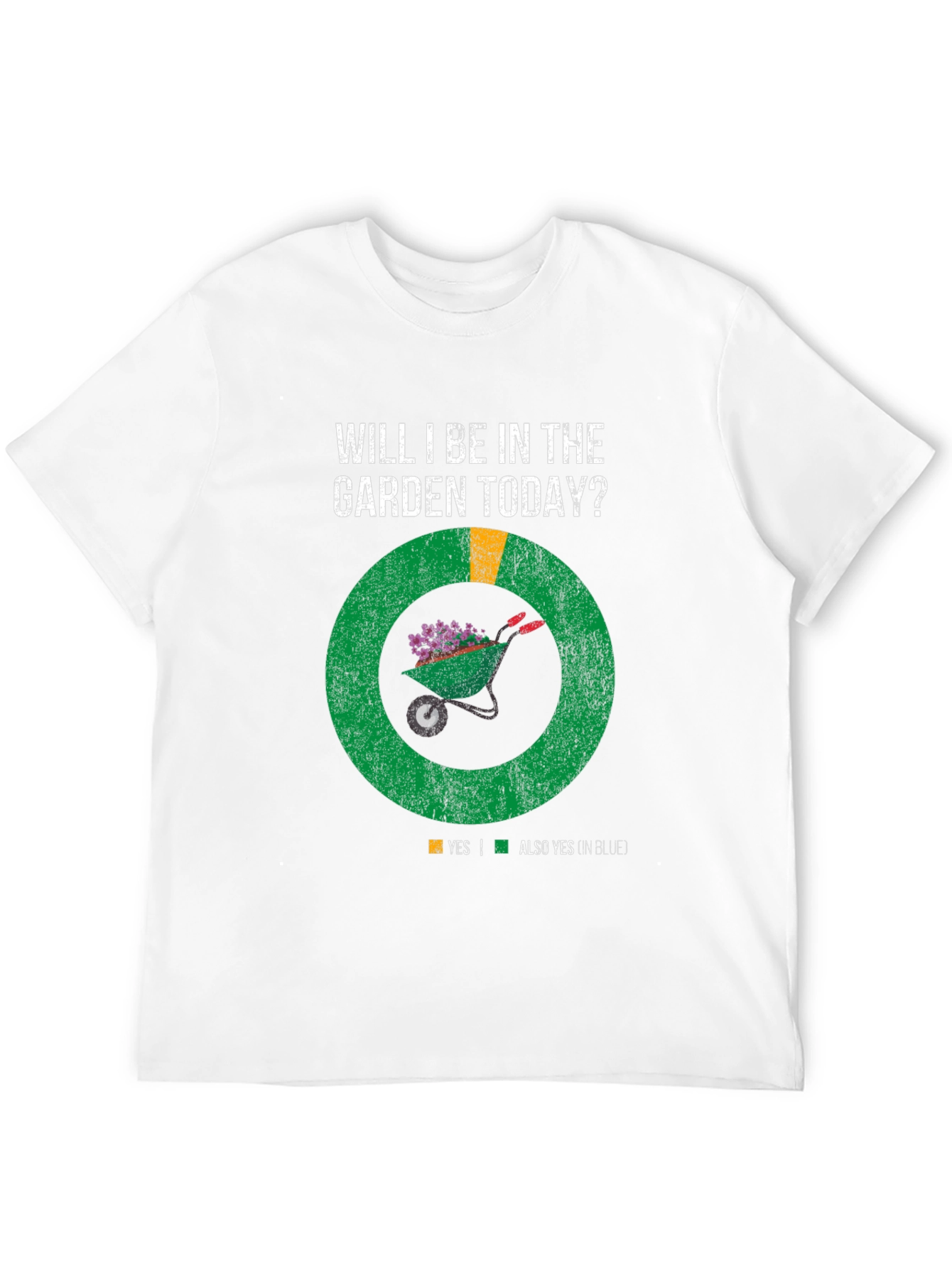 Black Gardening Humor T-Shirt: Will I Be In The Garden Today? view 12