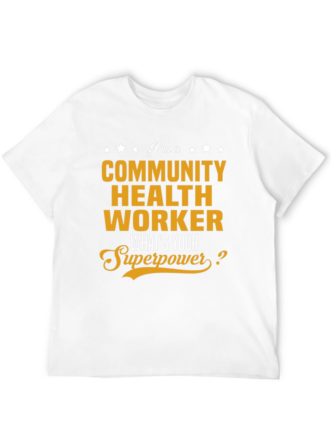 Black Community Health Worker Superpower T-Shirt view 12