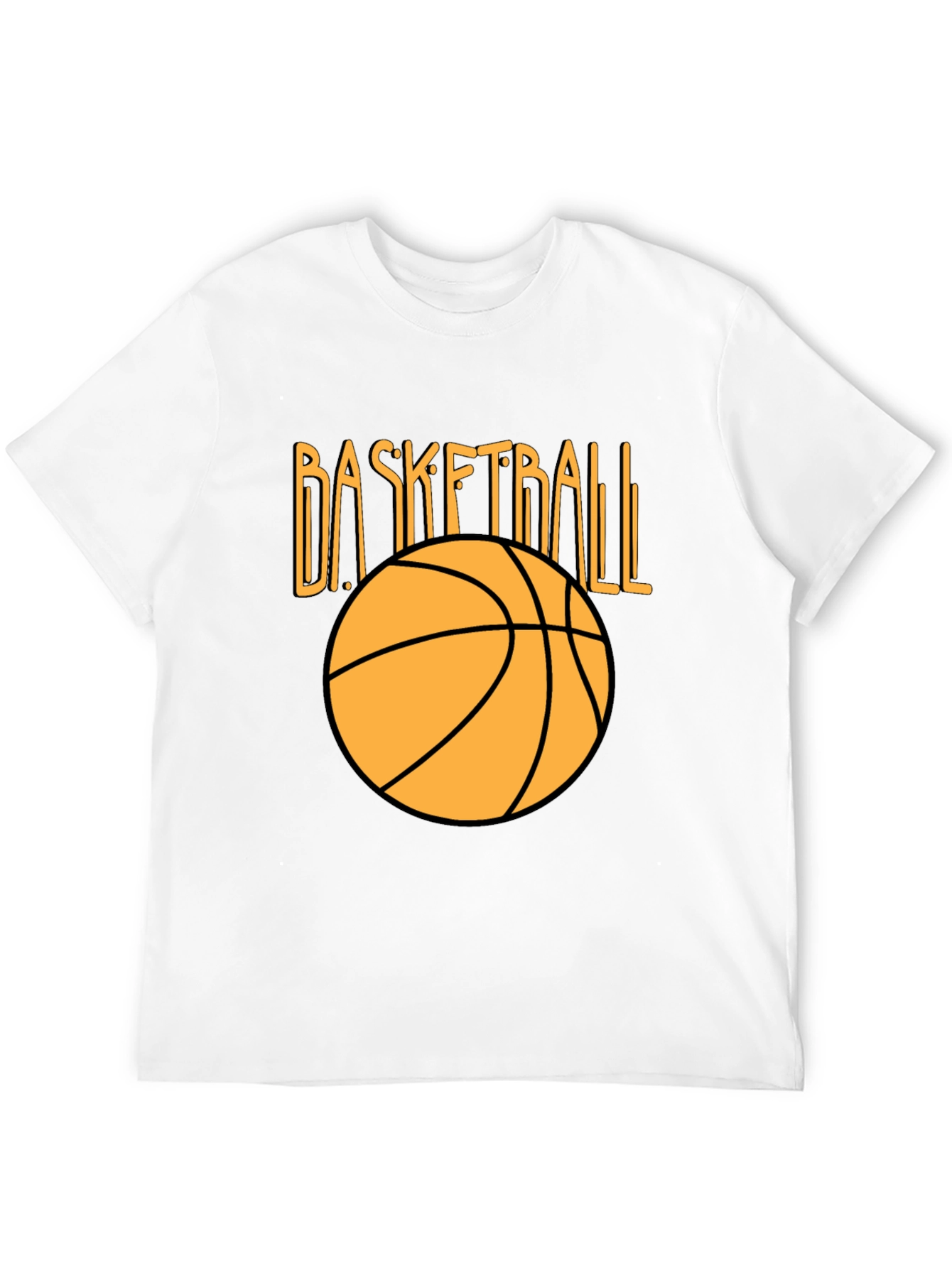 Black Basketball Graphic Black Tee view 12