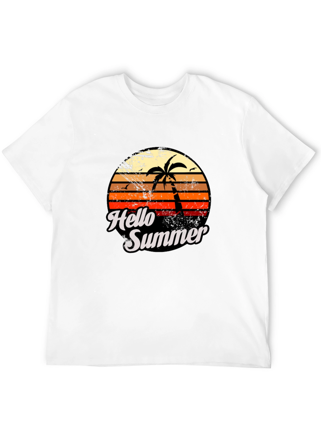 Black Hello Summer Graphic Tee view 12