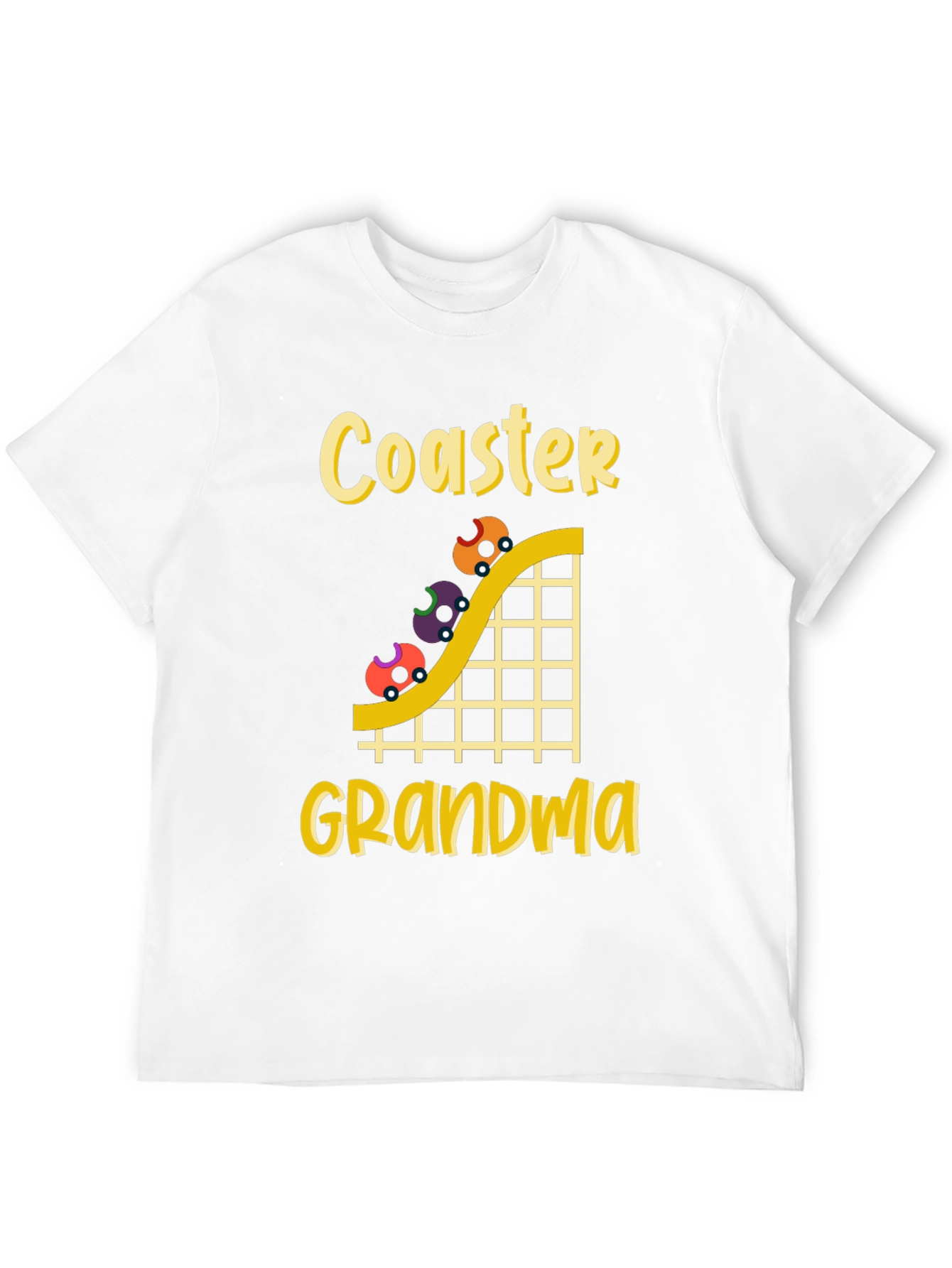 Black Coaster Grandma Black T-Shirt view 12
