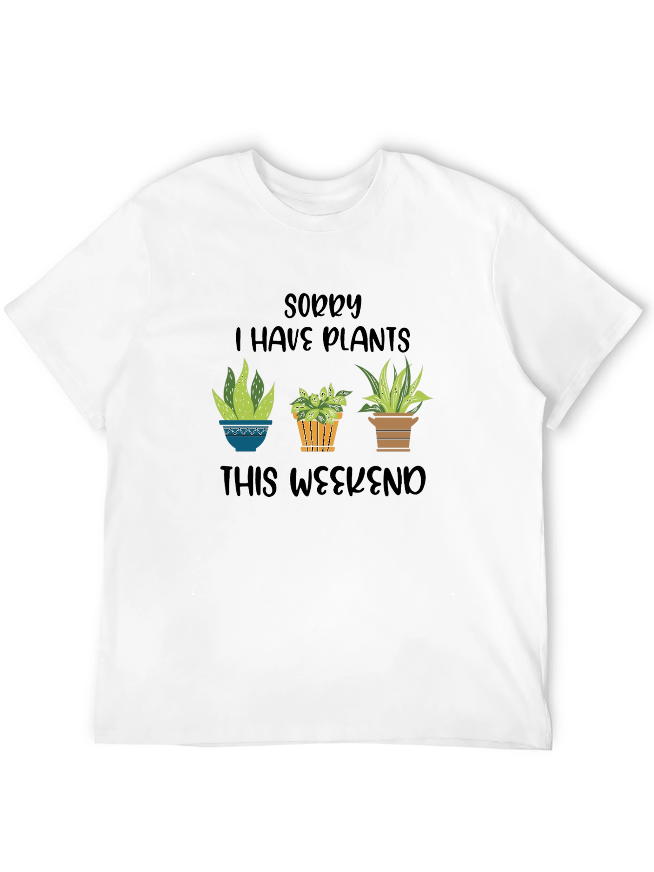 Black Sorry I Have Plants T-Shirt - Gardening Lover Tee view 12