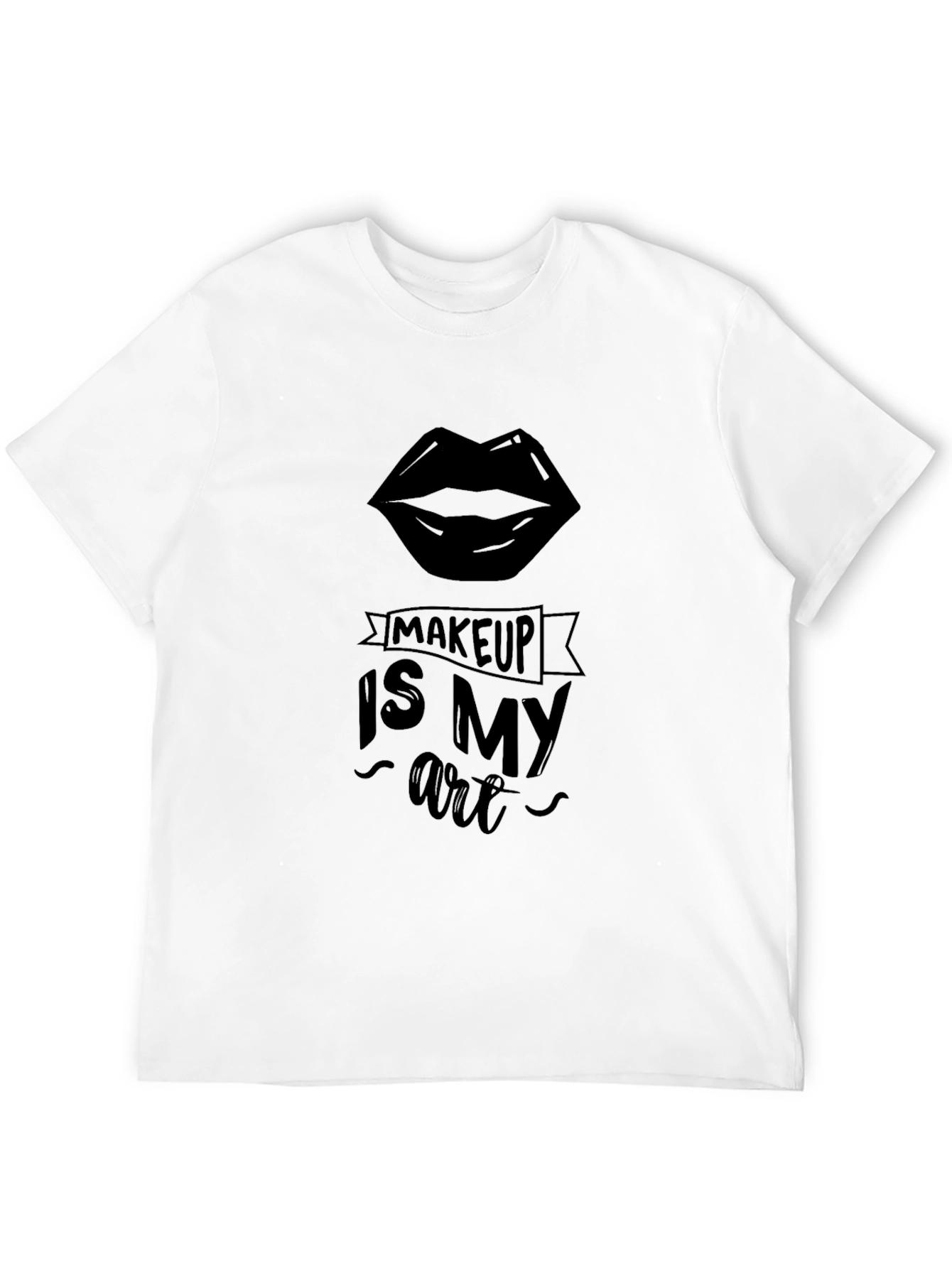 Black Makeup Is My Art T-Shirt - Stylish Graphic Tee view 12
