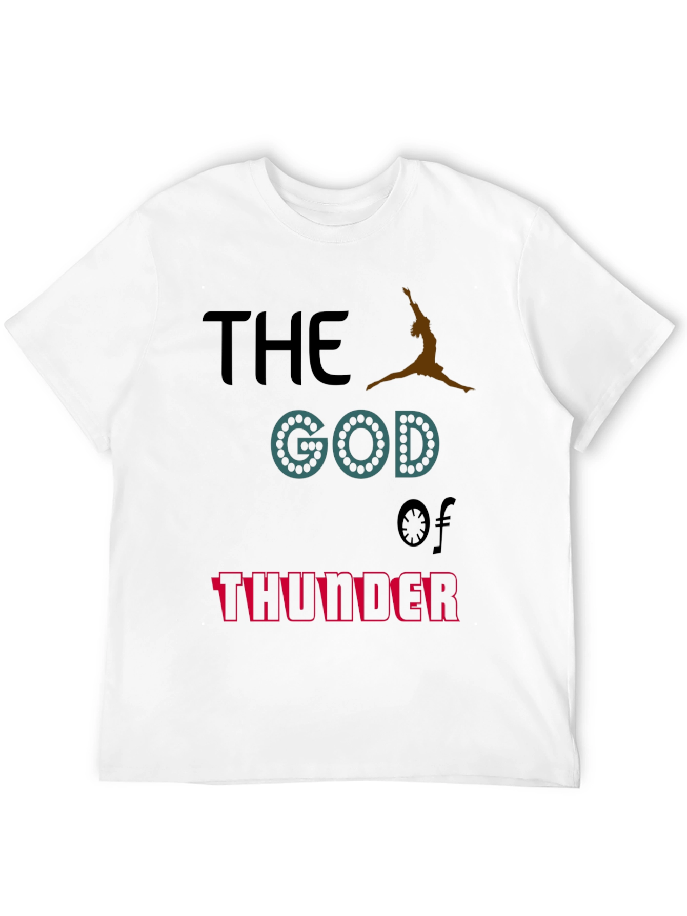 Black God of Thunder Graphic Tee view 12