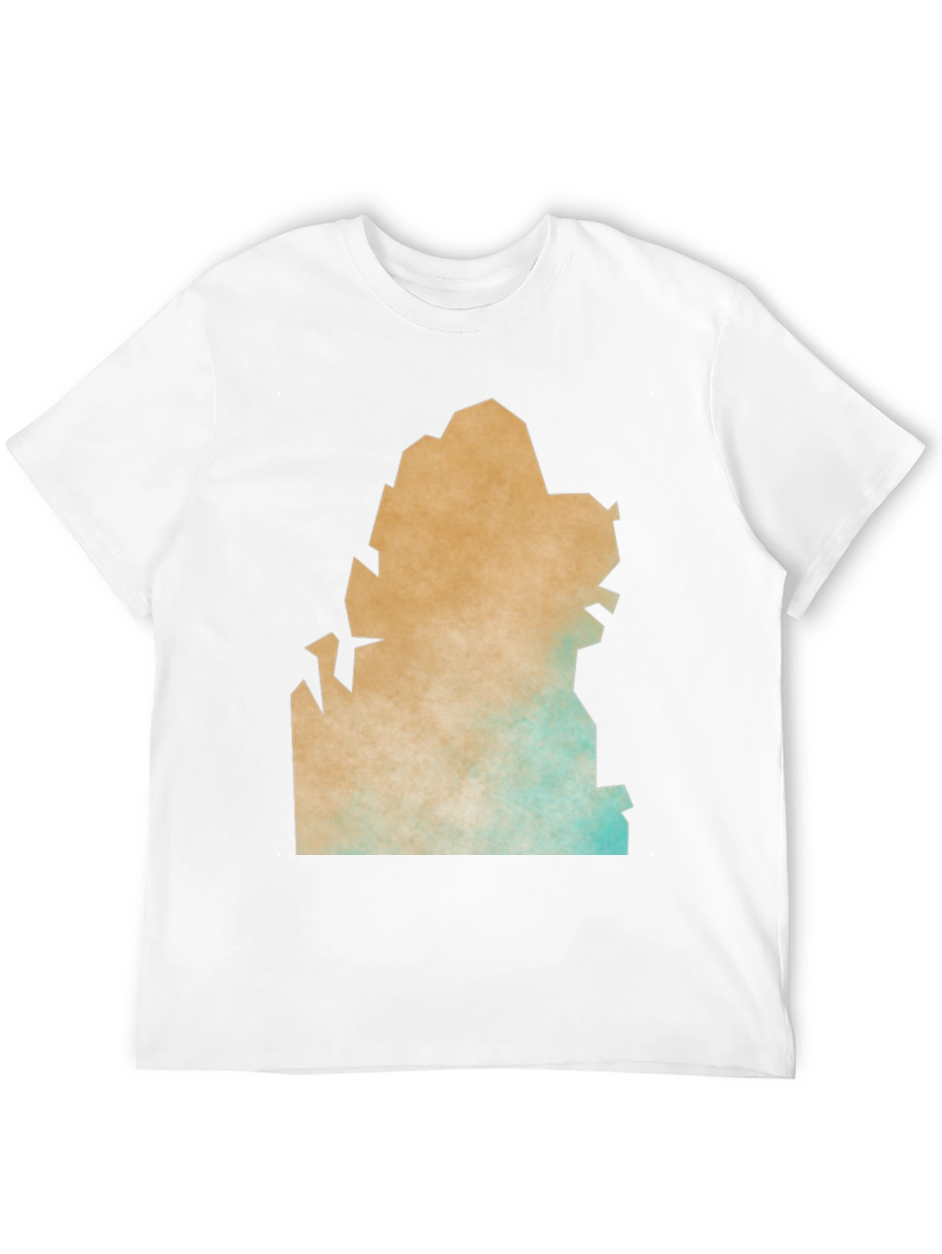 Black Abstract Graphic Print Black Crew Neck T-Shirt view 12