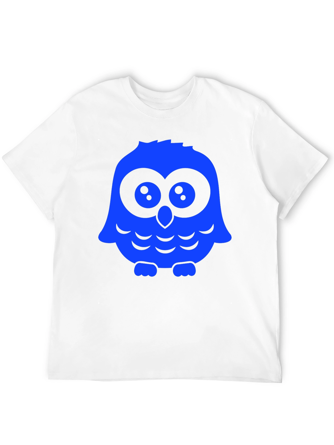 Black Owl Graphic Print T-Shirt - Black Casual Tee view 12