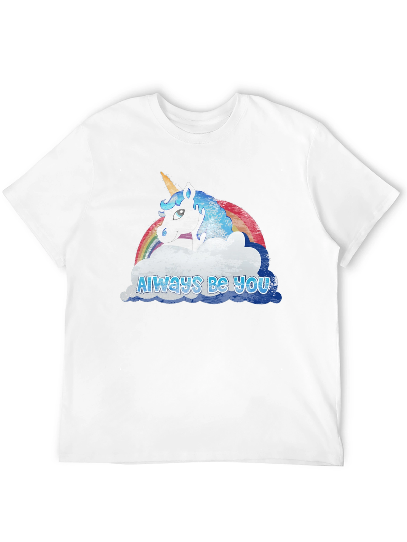Black Always Be You Unicorn Rainbow T-Shirt view 12