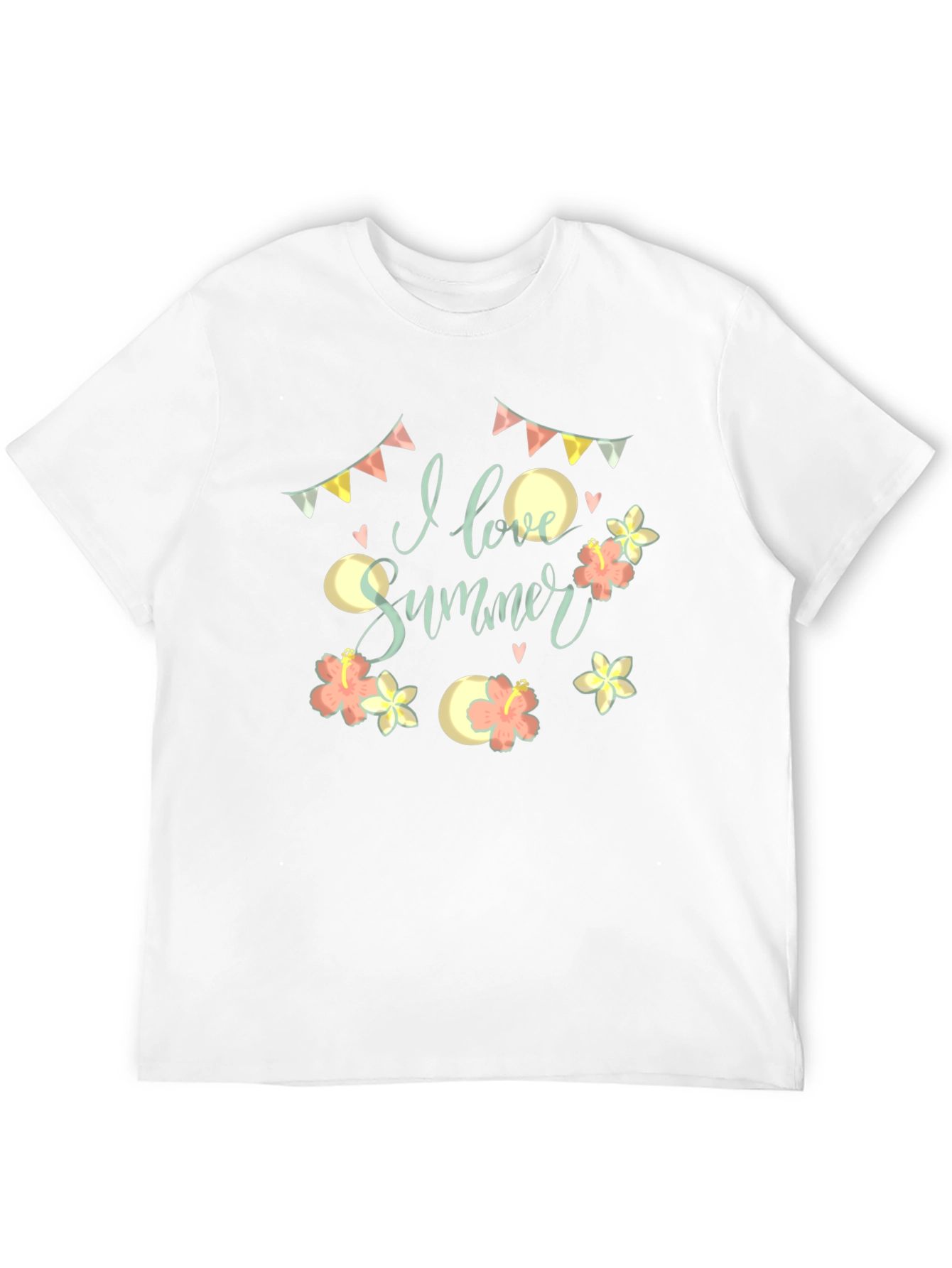 Black I Love Summer Graphic Tee view 12