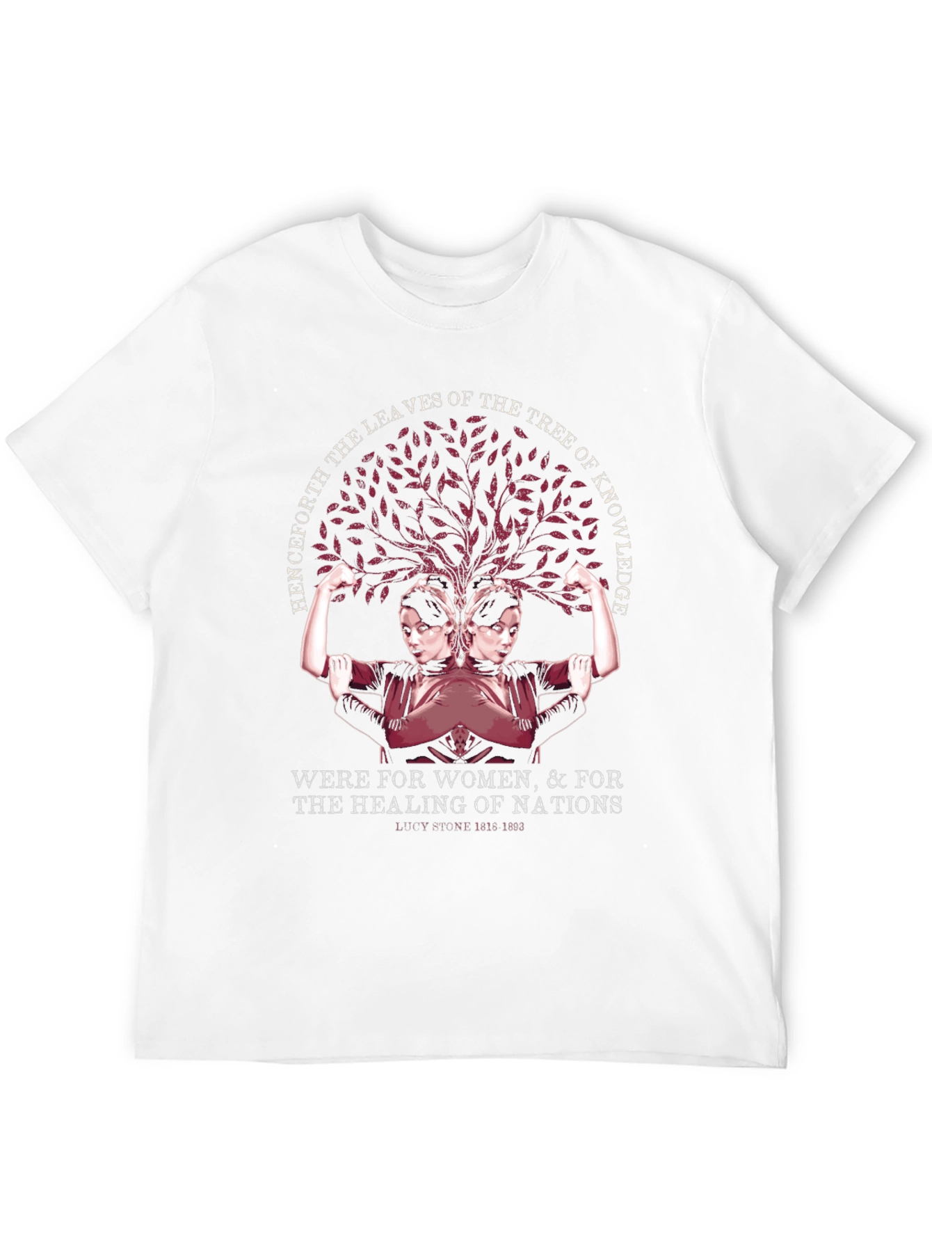 Black Feminist Tree of Knowledge Graphic T-Shirt view 12