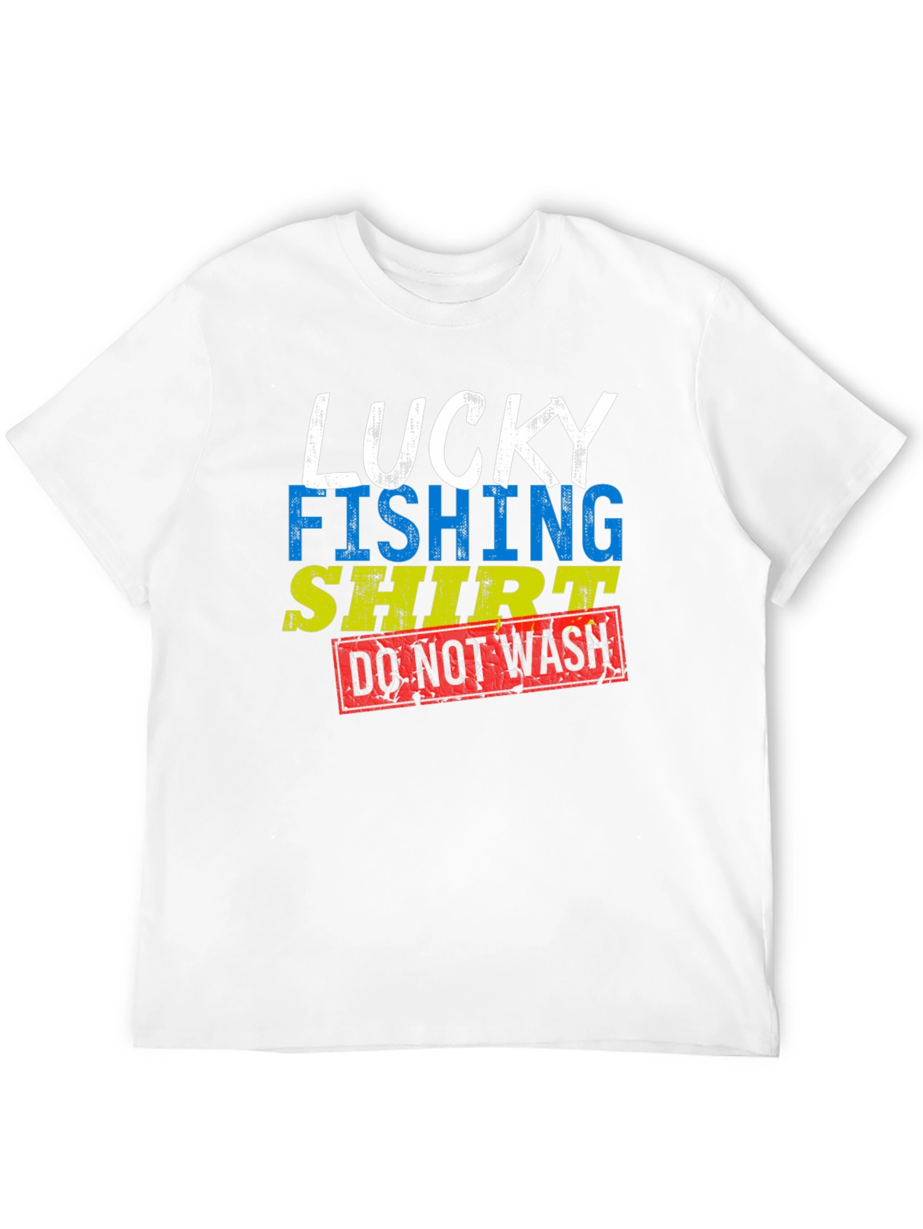 Black Lucky Fishing Shirt - Novelty Graphic Tee view 12