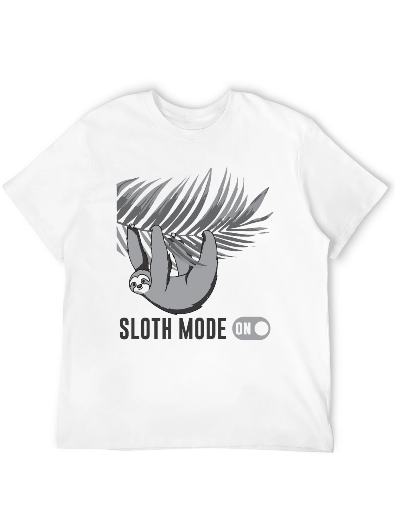 Black Sloth Mode On - Graphic T-Shirt view 12