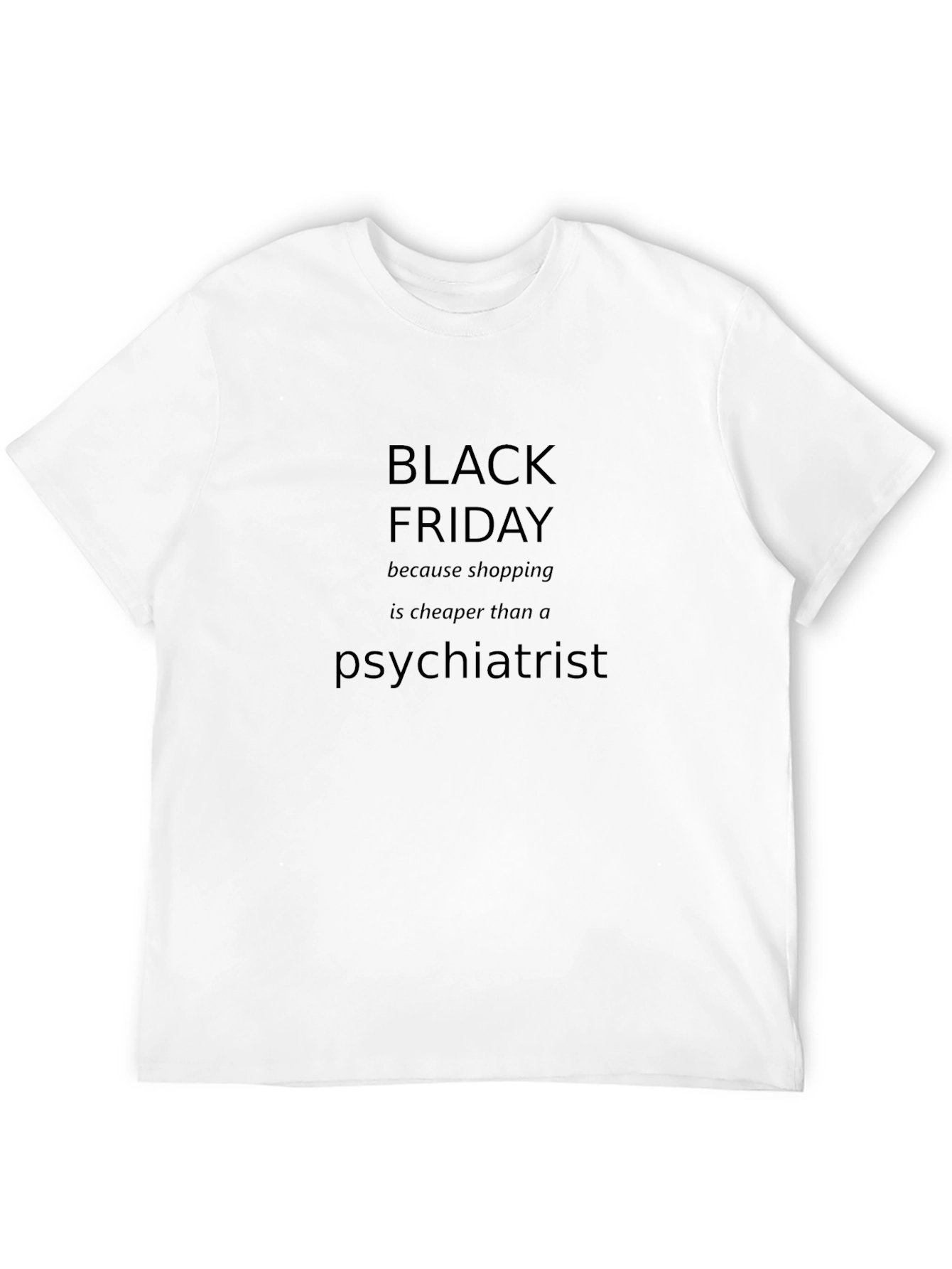 Black Black Friday Shopping T-Shirt view 12