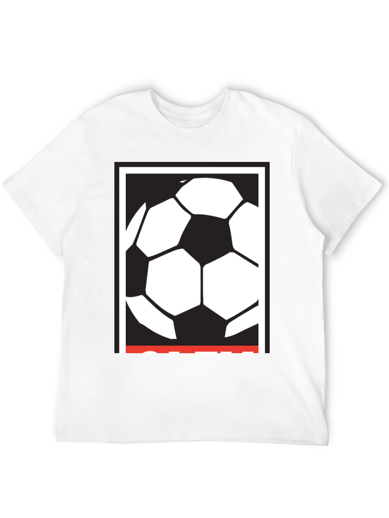 Black Soccer Ball Graphic Tee - Classic Black T-Shirt view 12
