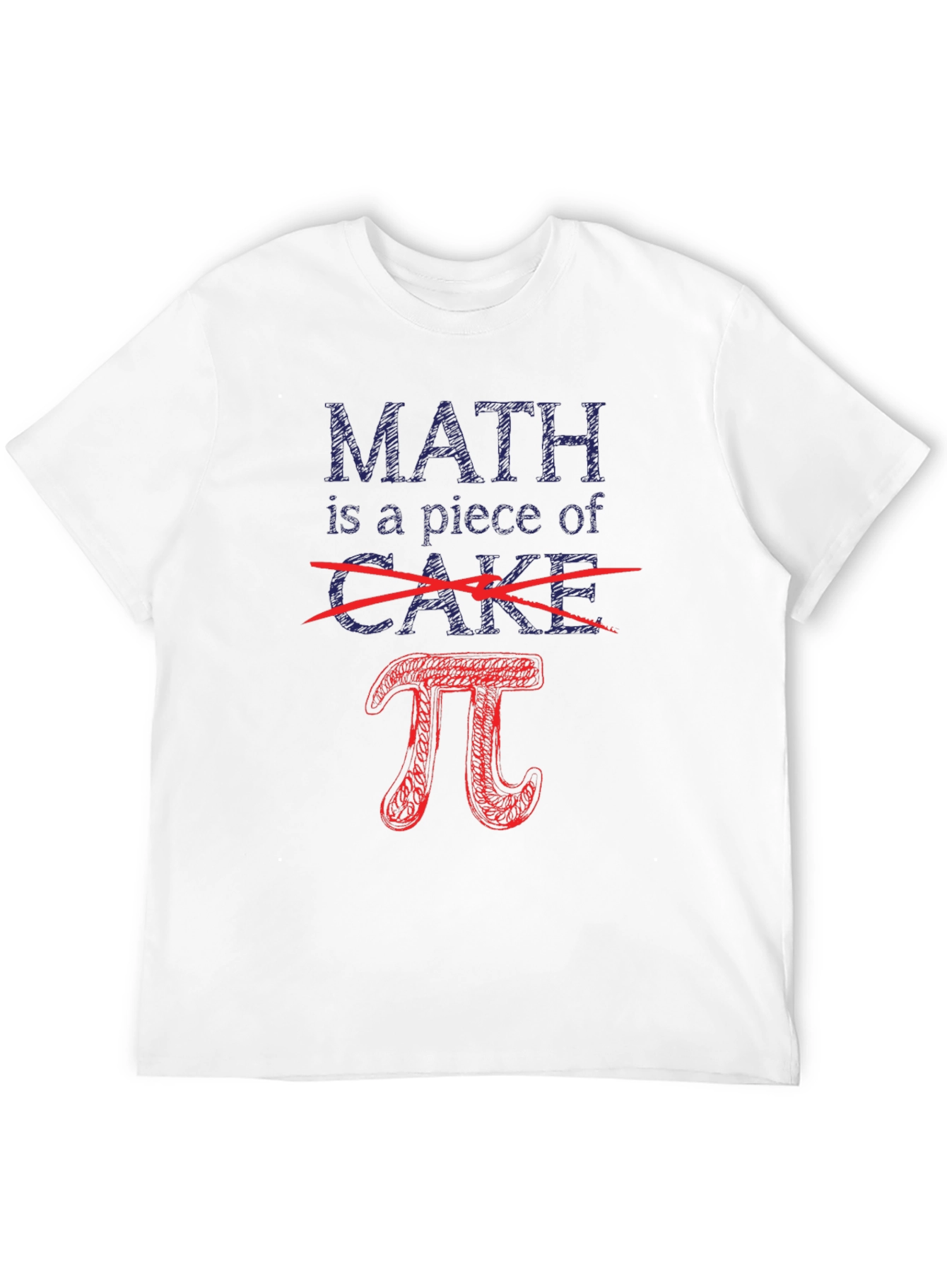 Black Math is a Piece of Pi T-Shirt view 12