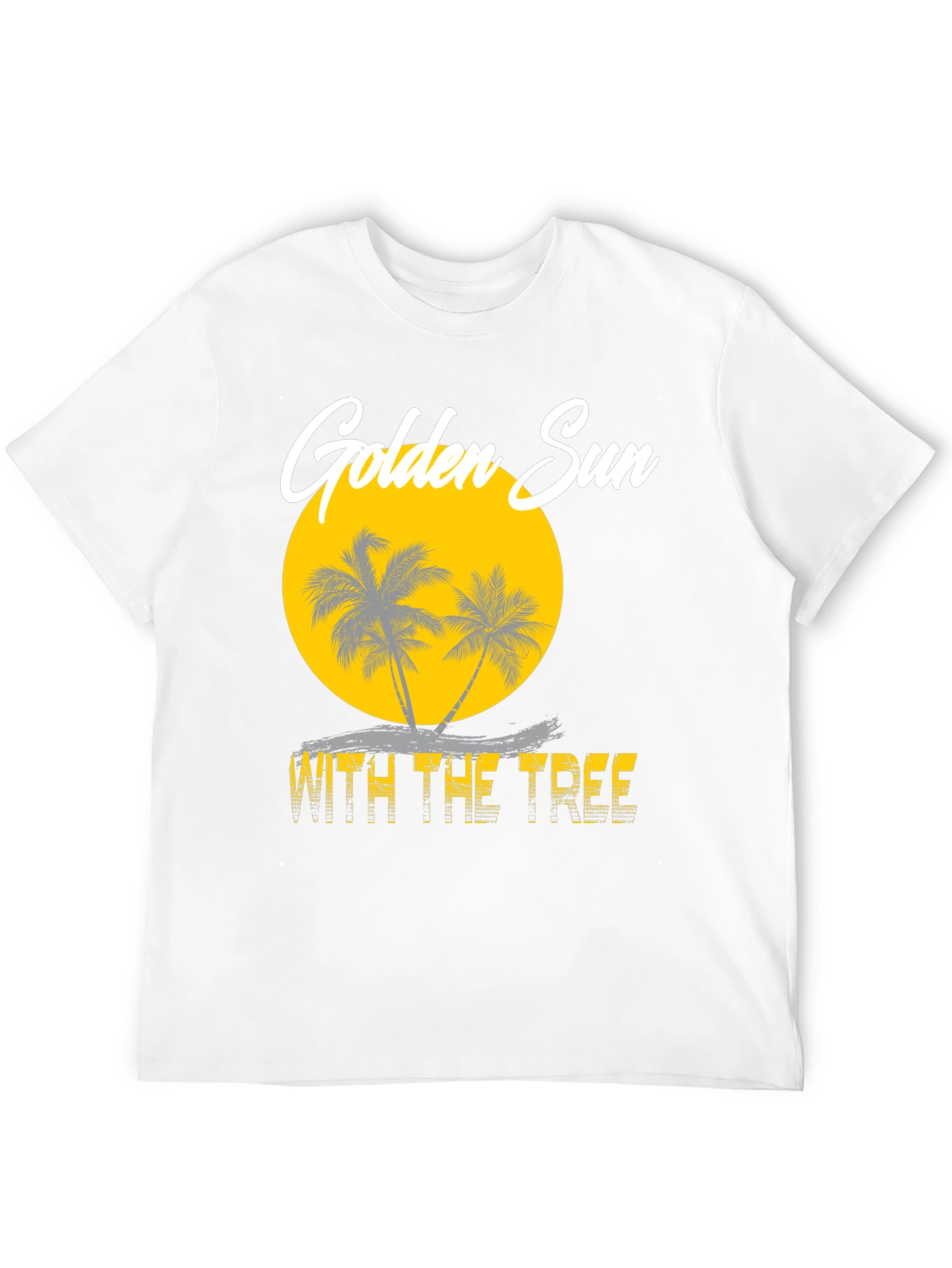 Golden Sun With The Tree Graphic Tee - 12