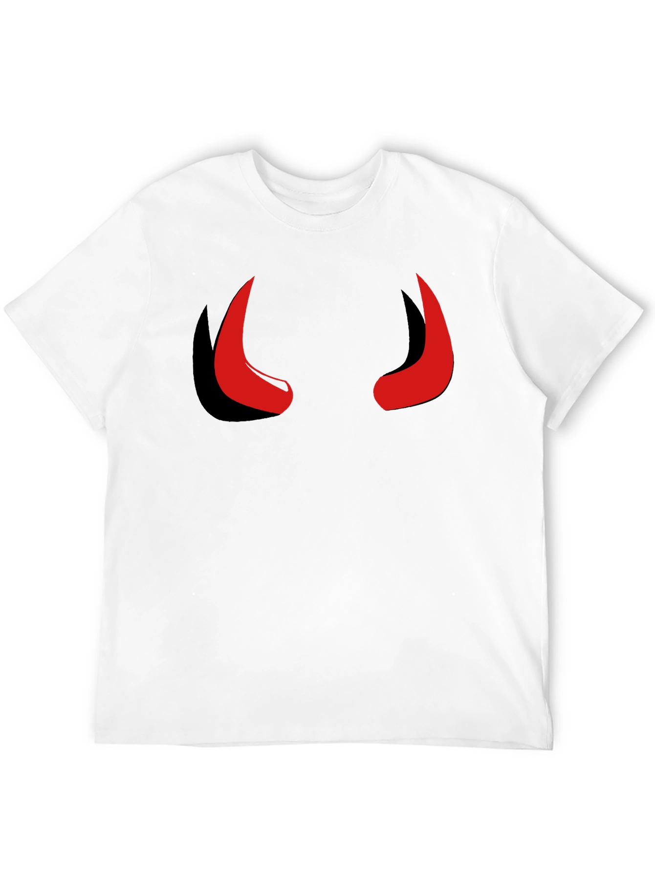 Black Devil Horns Graphic Tee - Mens Black Short Sleeve Shirt view 12