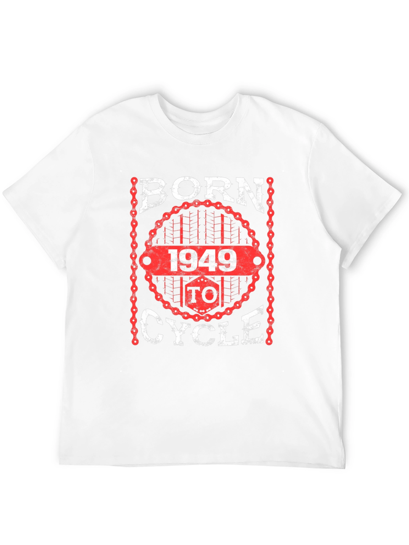 Black Born 1949 To Cycle Graphic T-Shirt view 12