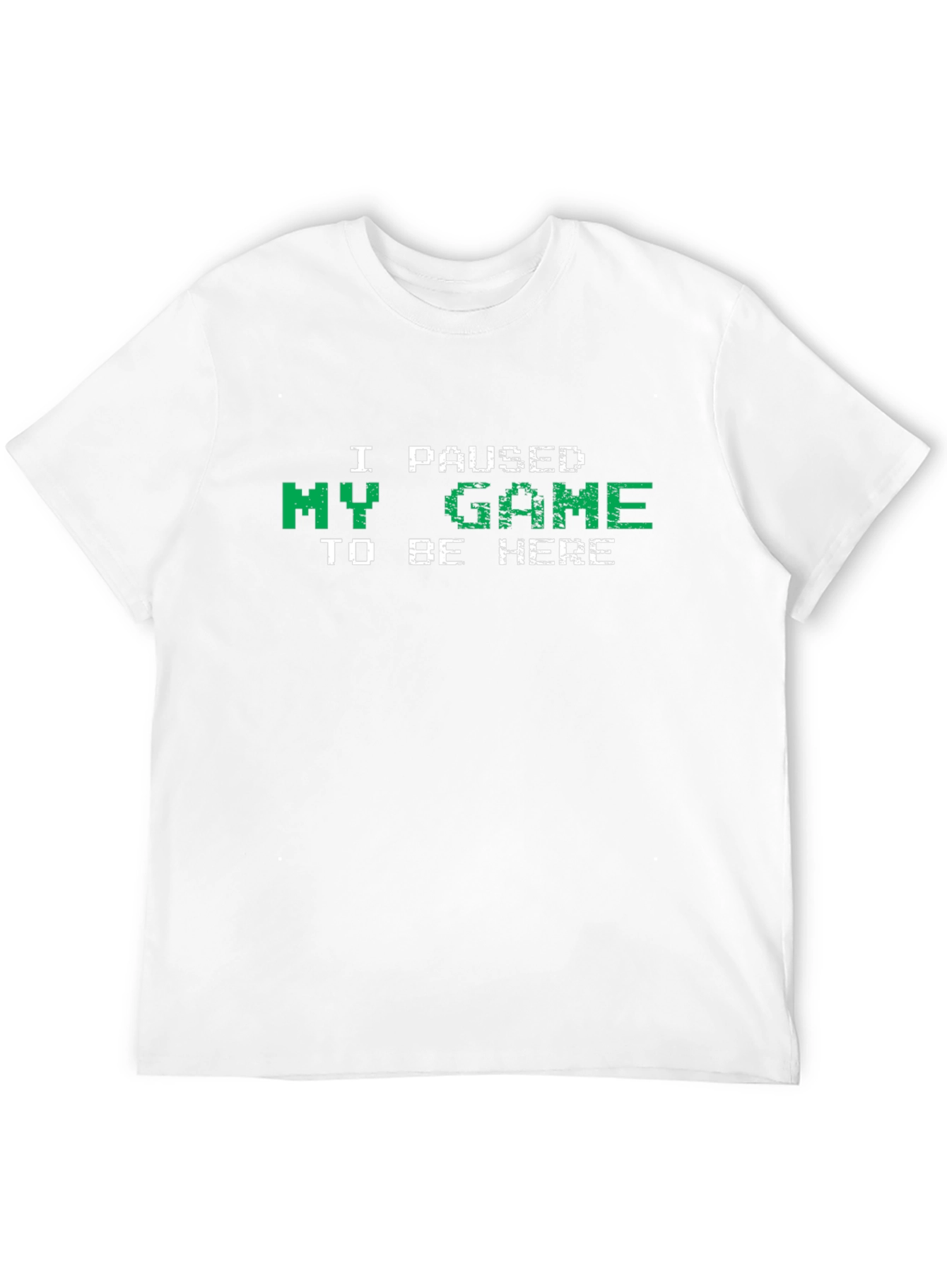 Black I Paused My Game to Be Here Funny Gamer T-Shirt view 12