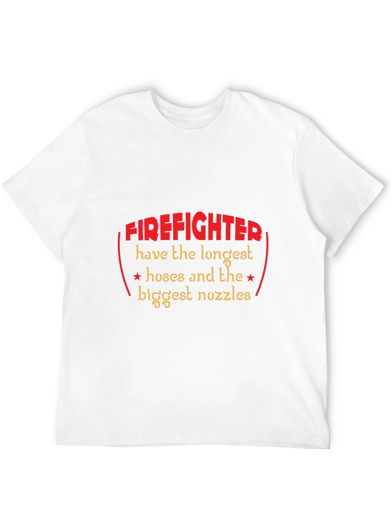 Black Firefighter Longest Hoses T-Shirt view 12