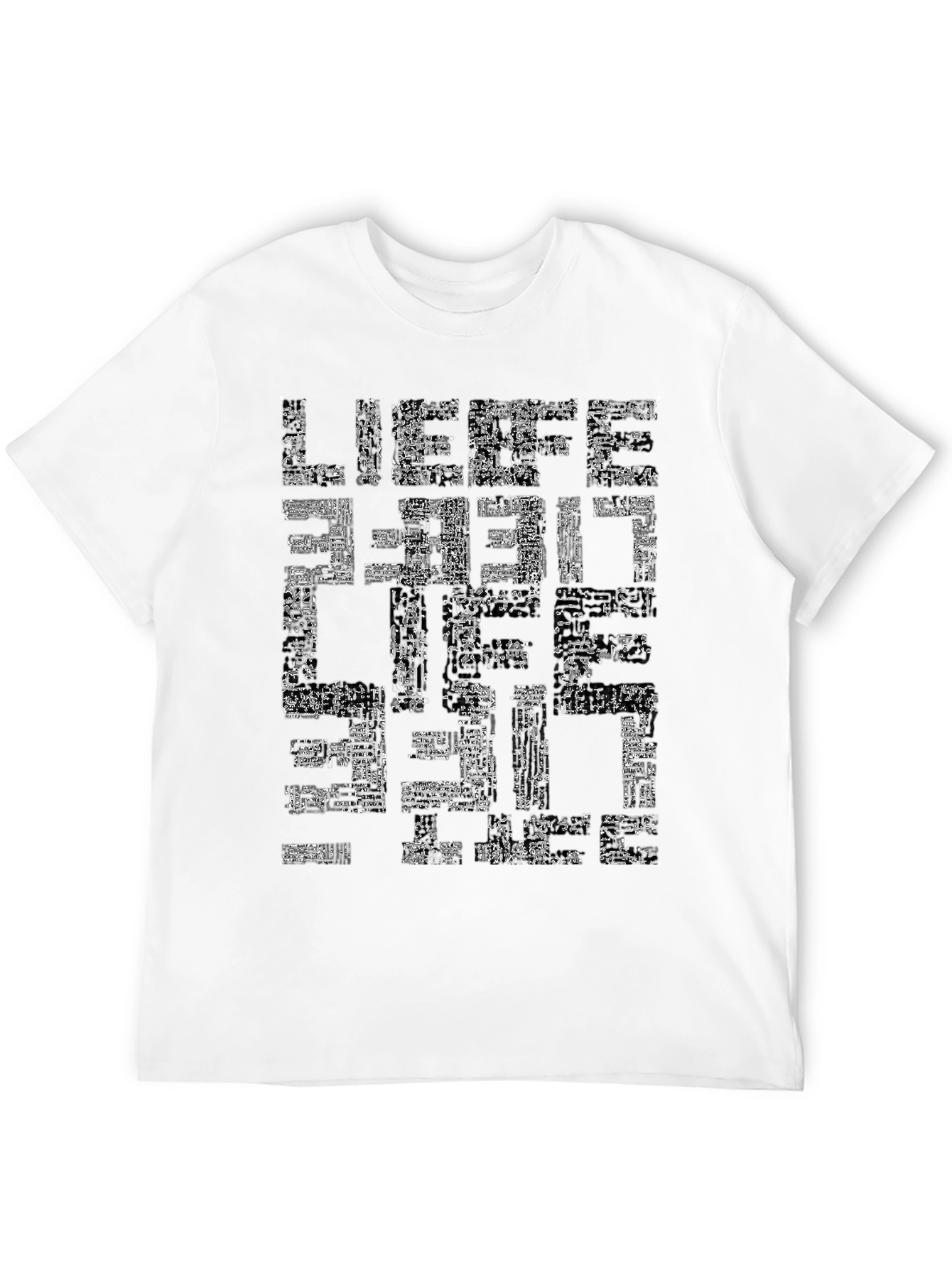 Black Liebe Circuit Board Graphic Tee view 12
