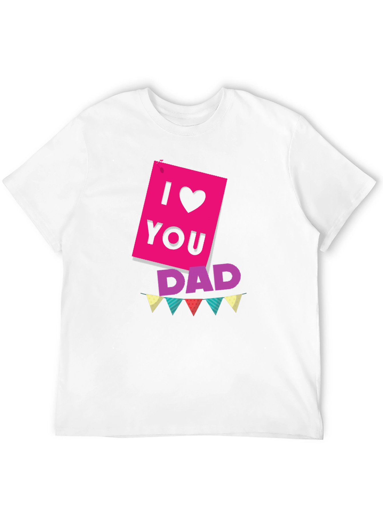 Black I Love You Dad T-Shirt view 12