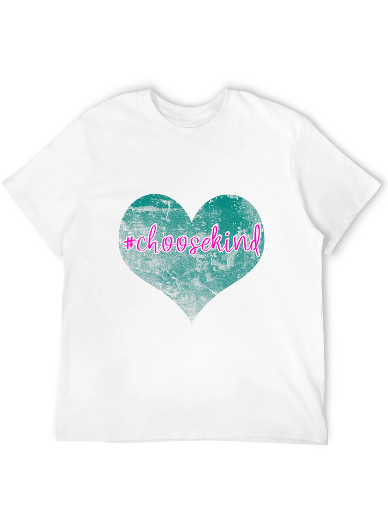 Black Choose Kind Heart Graphic Tee - Black Unisex Shirt view 12