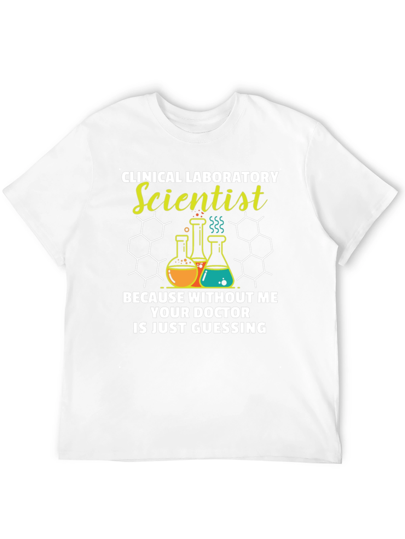 Black Clinical Lab Scientist T-Shirt - Doctor Guessing Funny Tee view 12