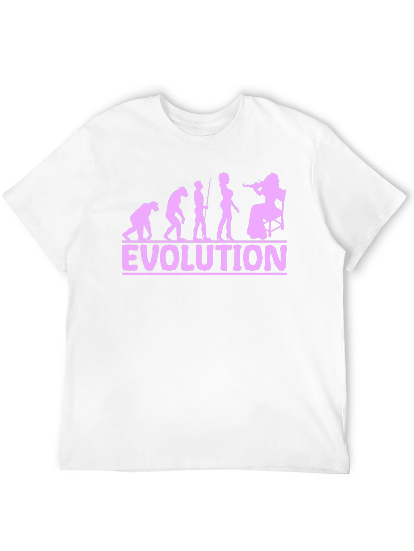 Black Evolution Violinist T-Shirt - Funny Music Tee view 12