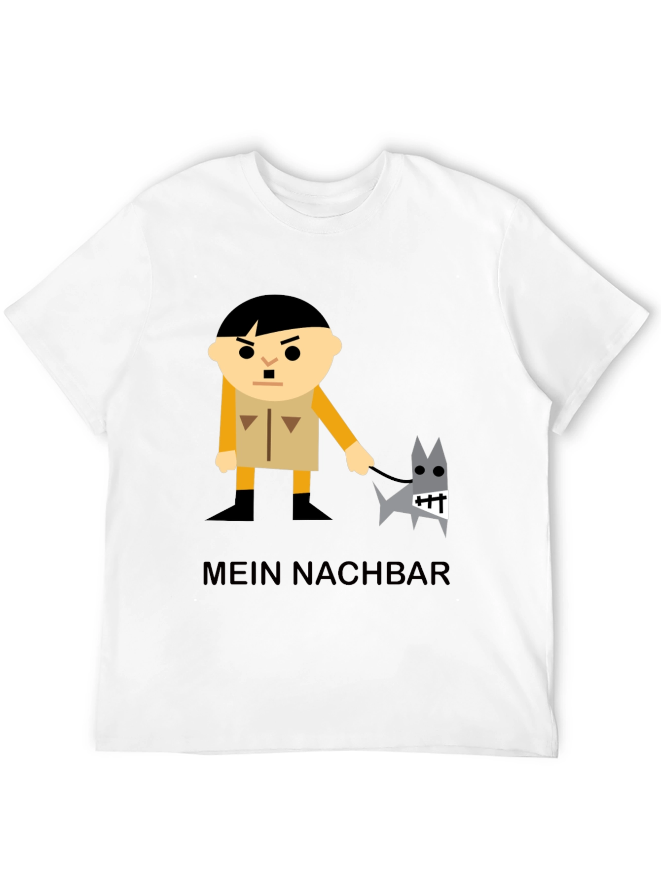 Black Mein Nachbar Graphic T-Shirt - Black view 12