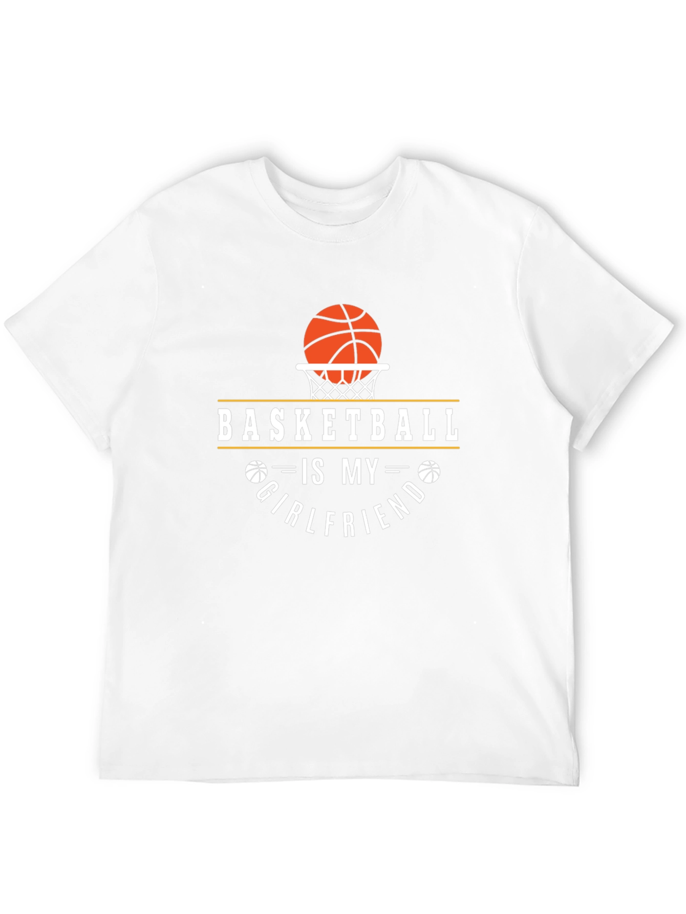 Black Basketball is My Girlfriend Graphic Tee view 12