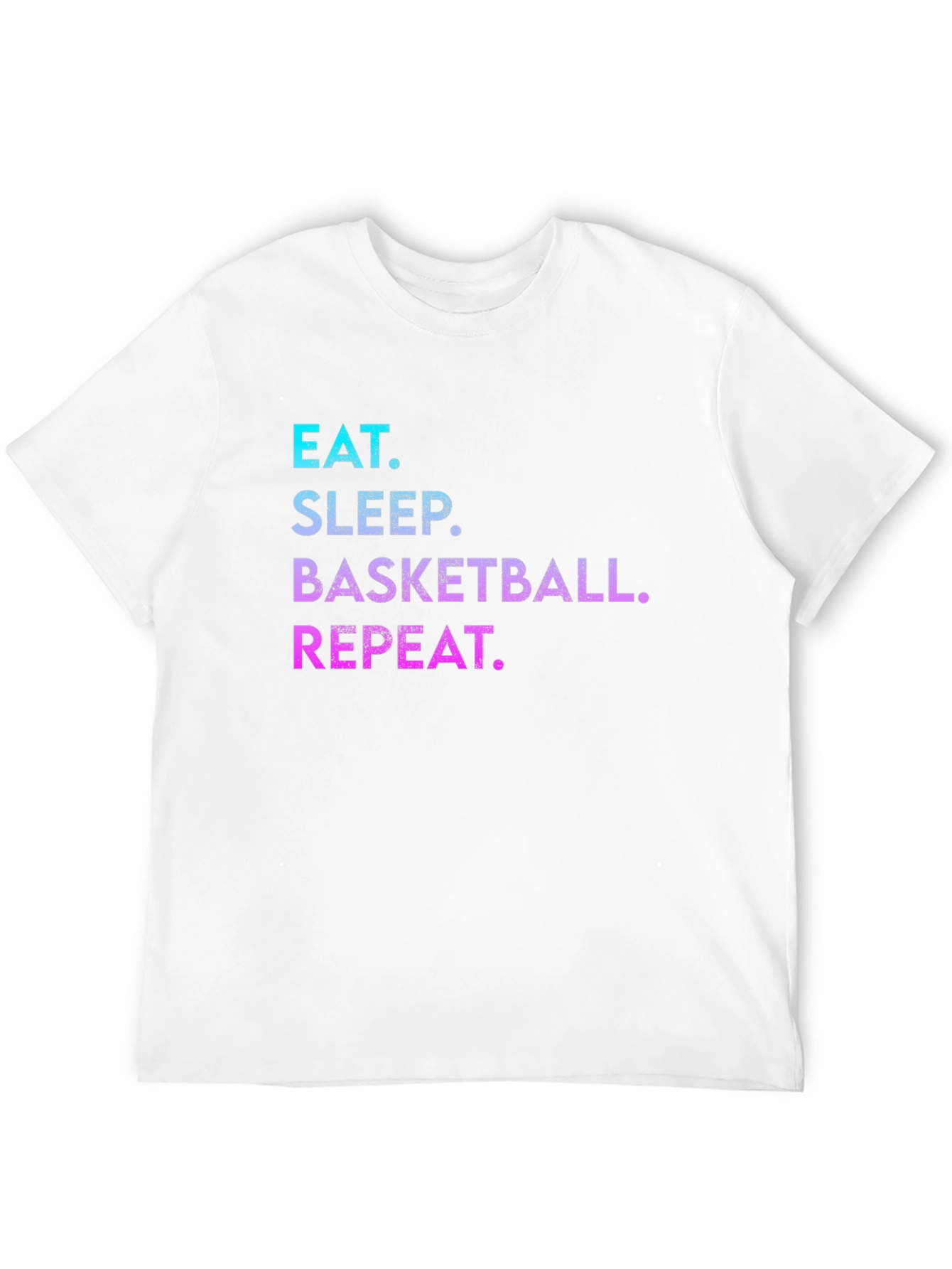 Black Eat Sleep Basketball Repeat Graphic Tee view 12