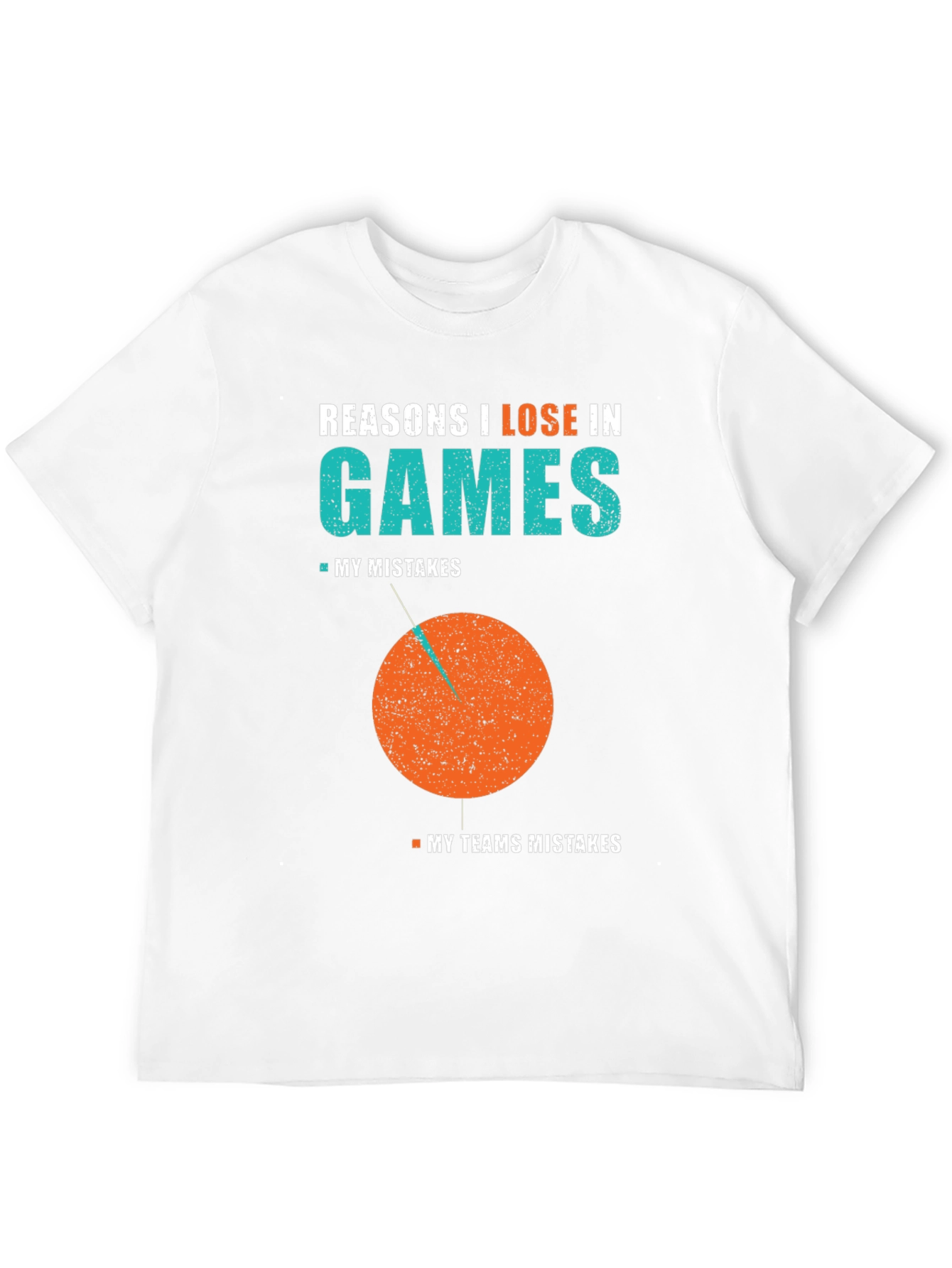 Black Reasons I Lose T-Shirt view 12