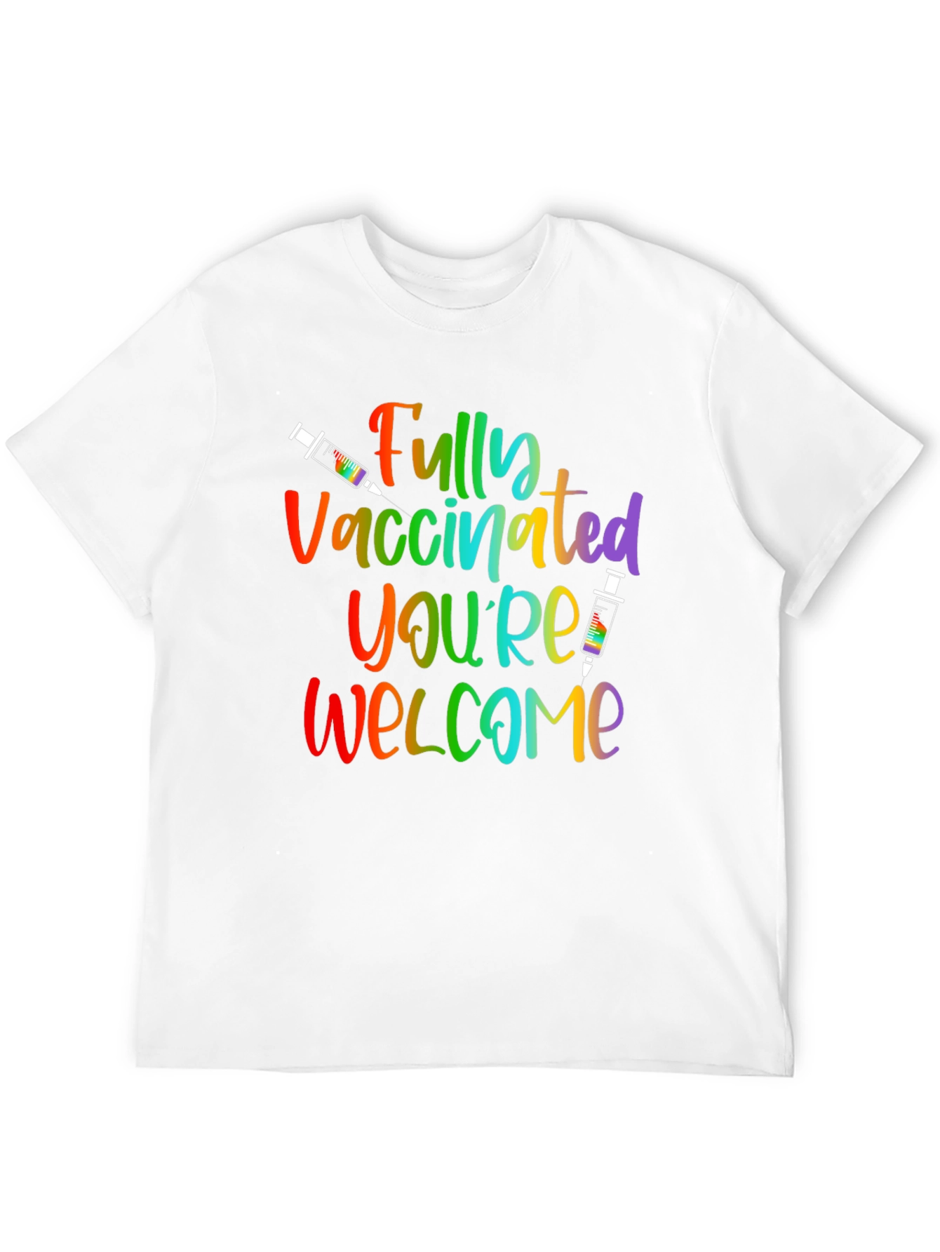 Black Fully Vaccinated Pride T-Shirt view 12