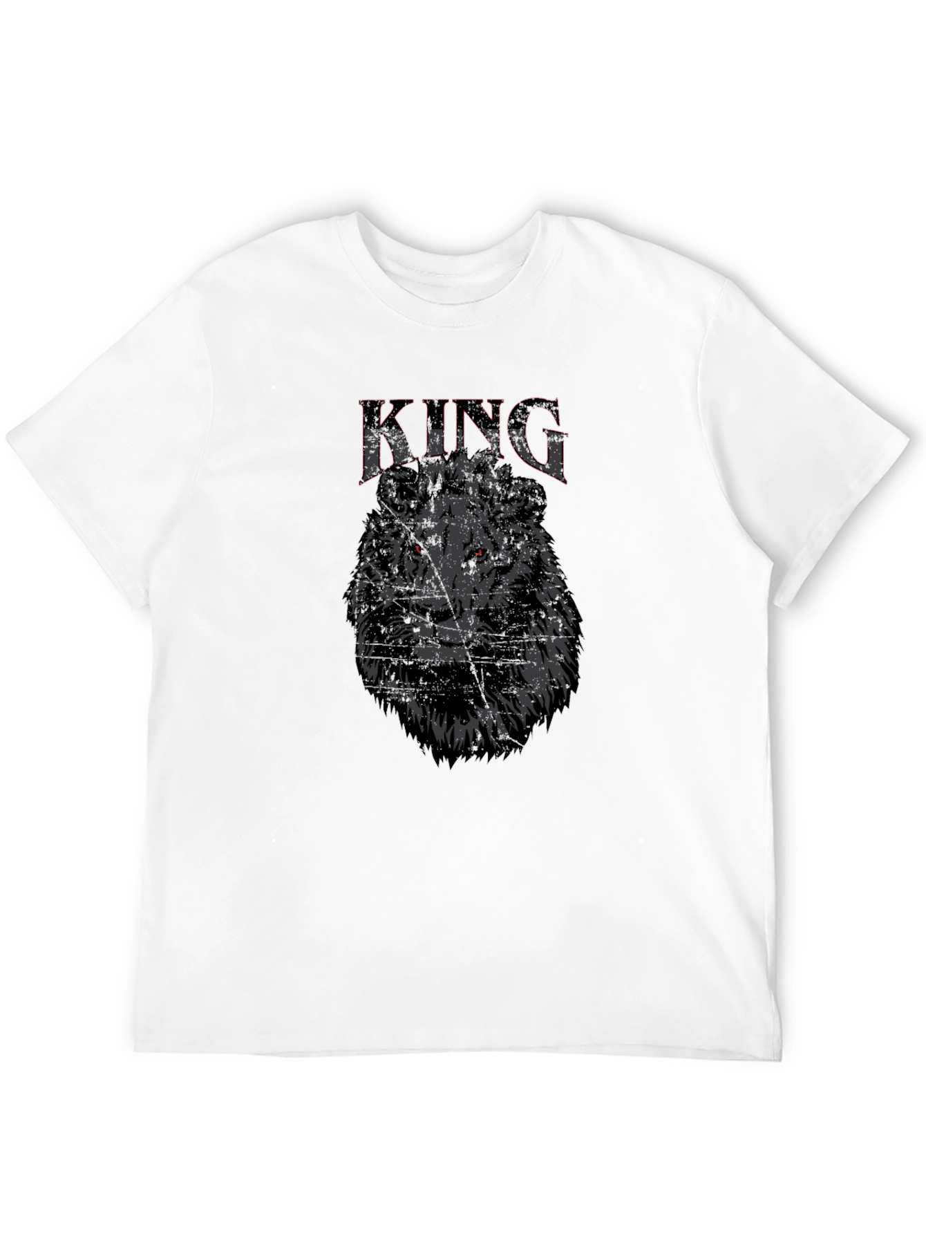 Black Lion King Graphic T-Shirt - Black view 12